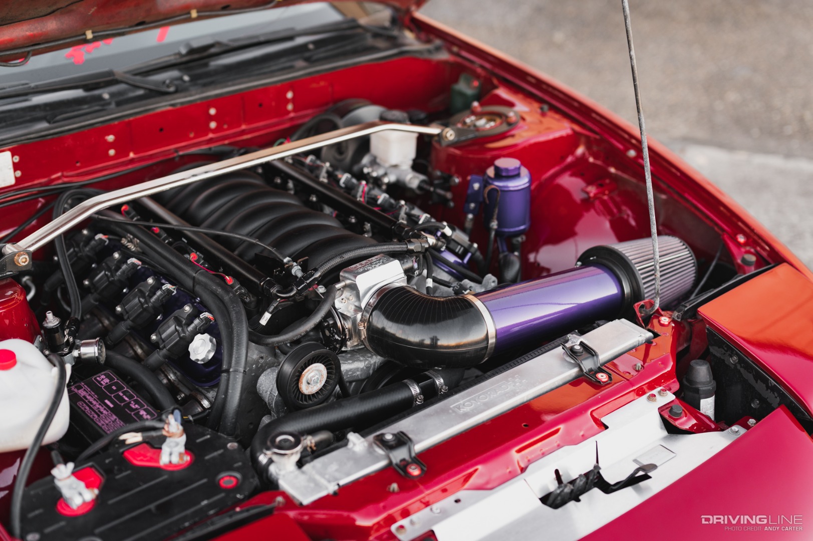 Chevy LS V8 in a Nissan 240SX