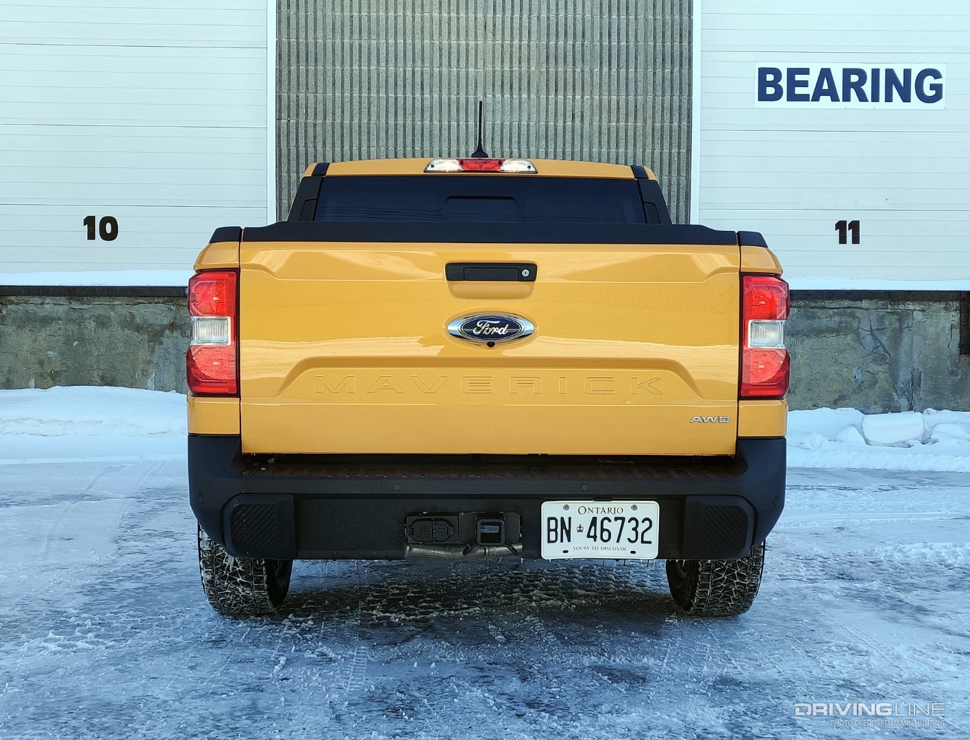2022 Ford Maverick Lariat 2.0T AWD rear view
