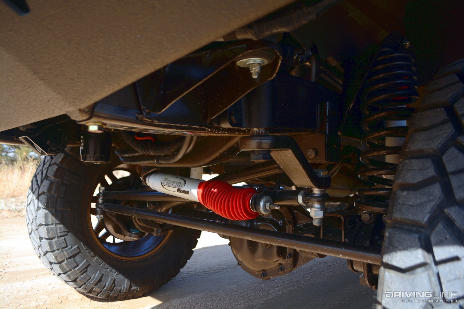 1974 Bronco Front Suspension System From Front Driver-Side