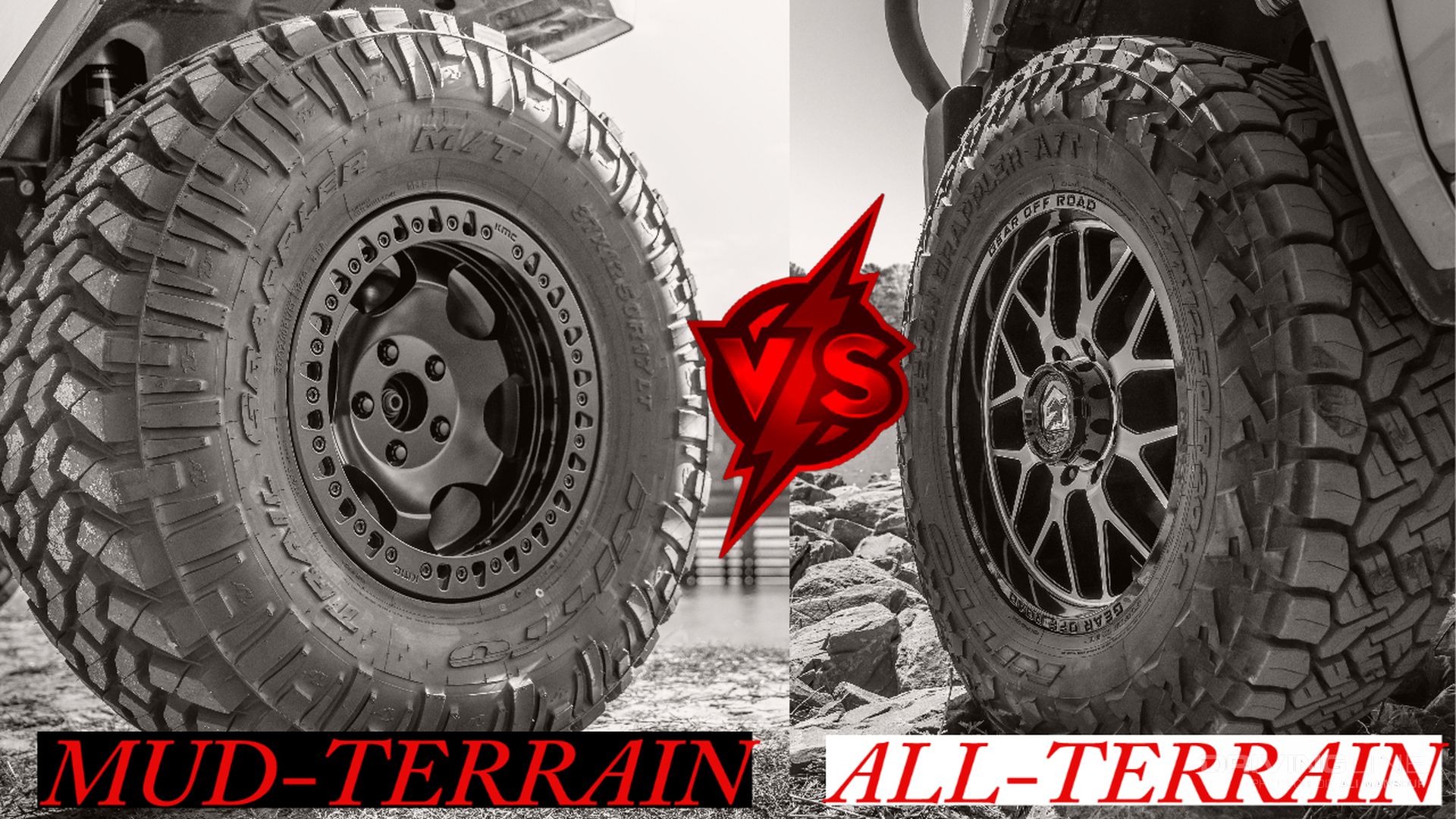 all-terrain versus mud-terrain tires