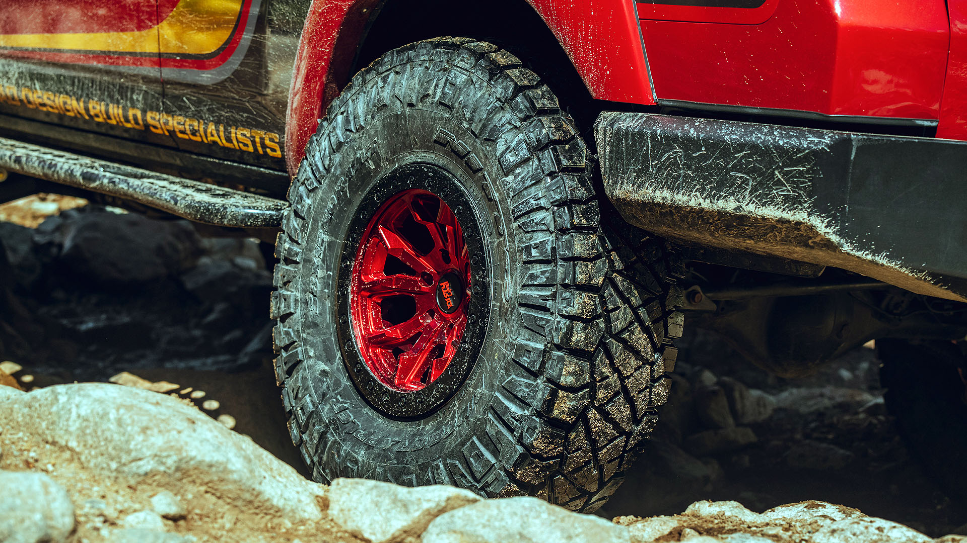 nitto trail grapplers four wheeling over rocky trail