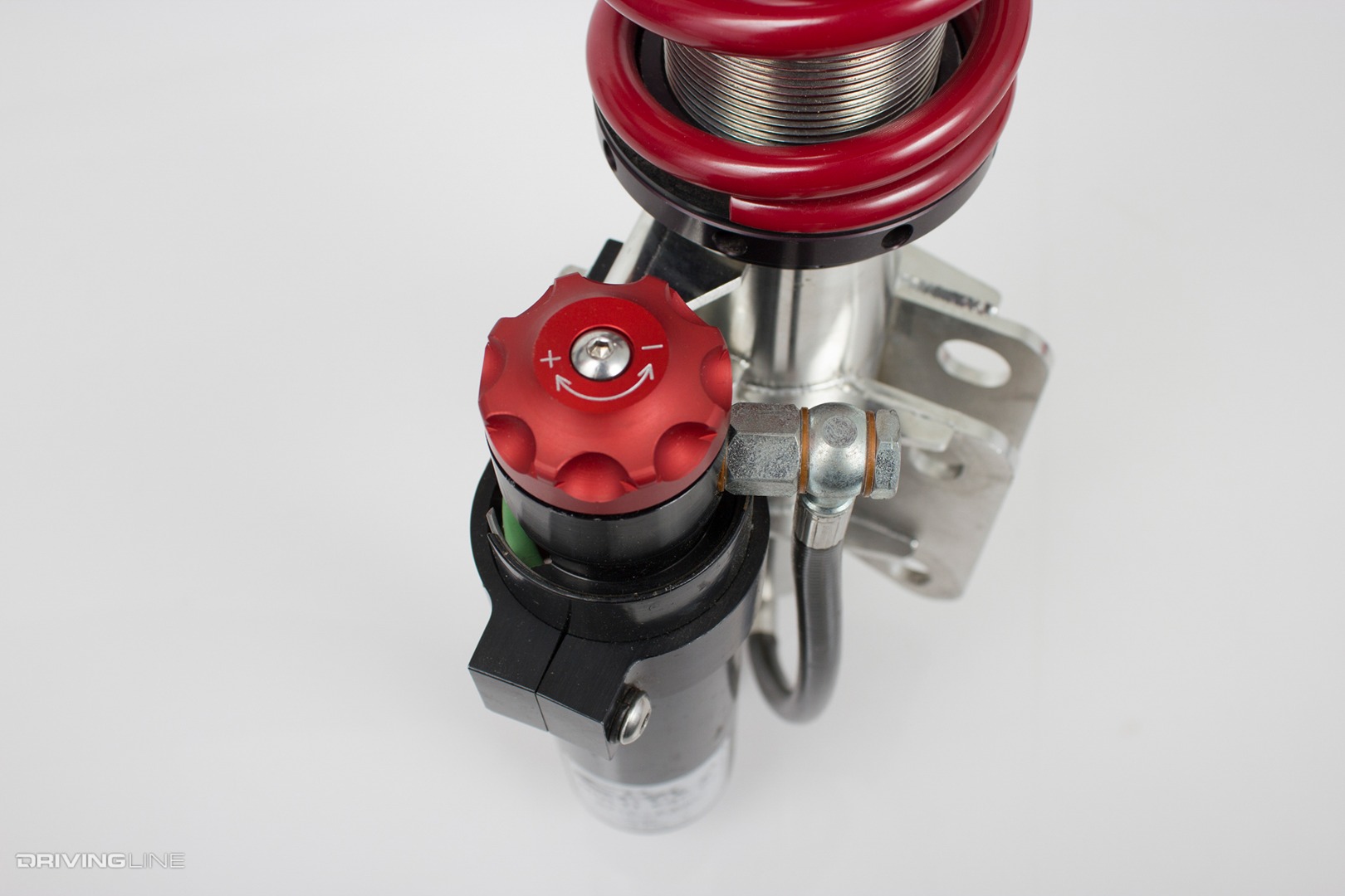 Adjustable coilover detail