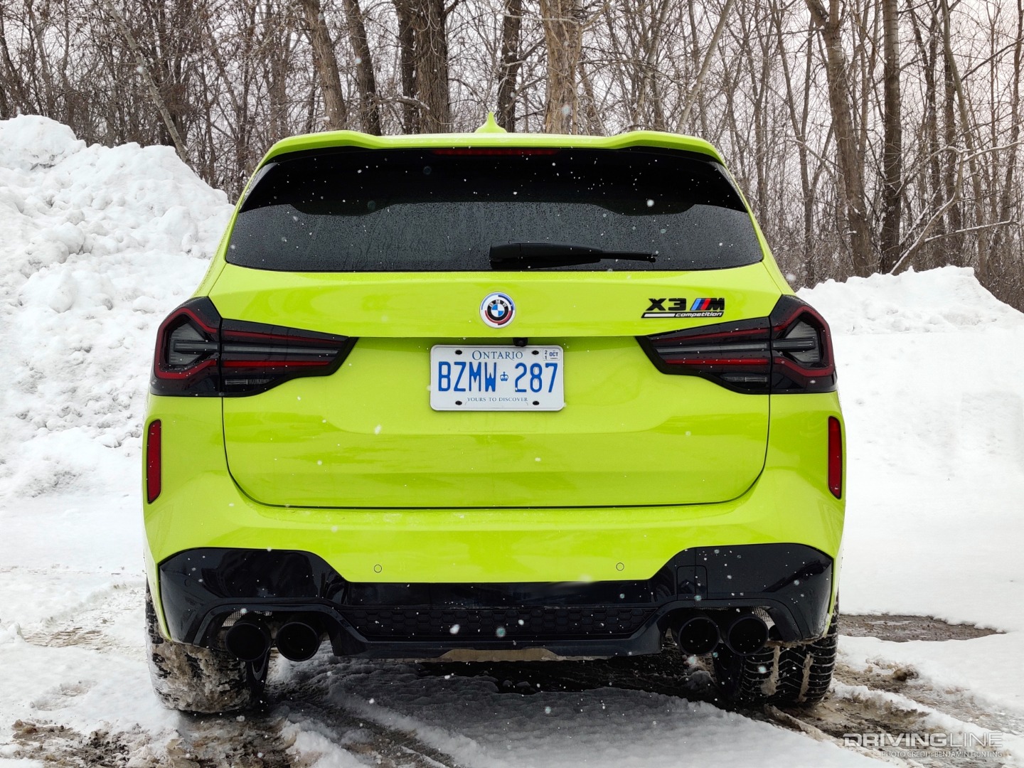 2023 BMW X3 M Competition rear view