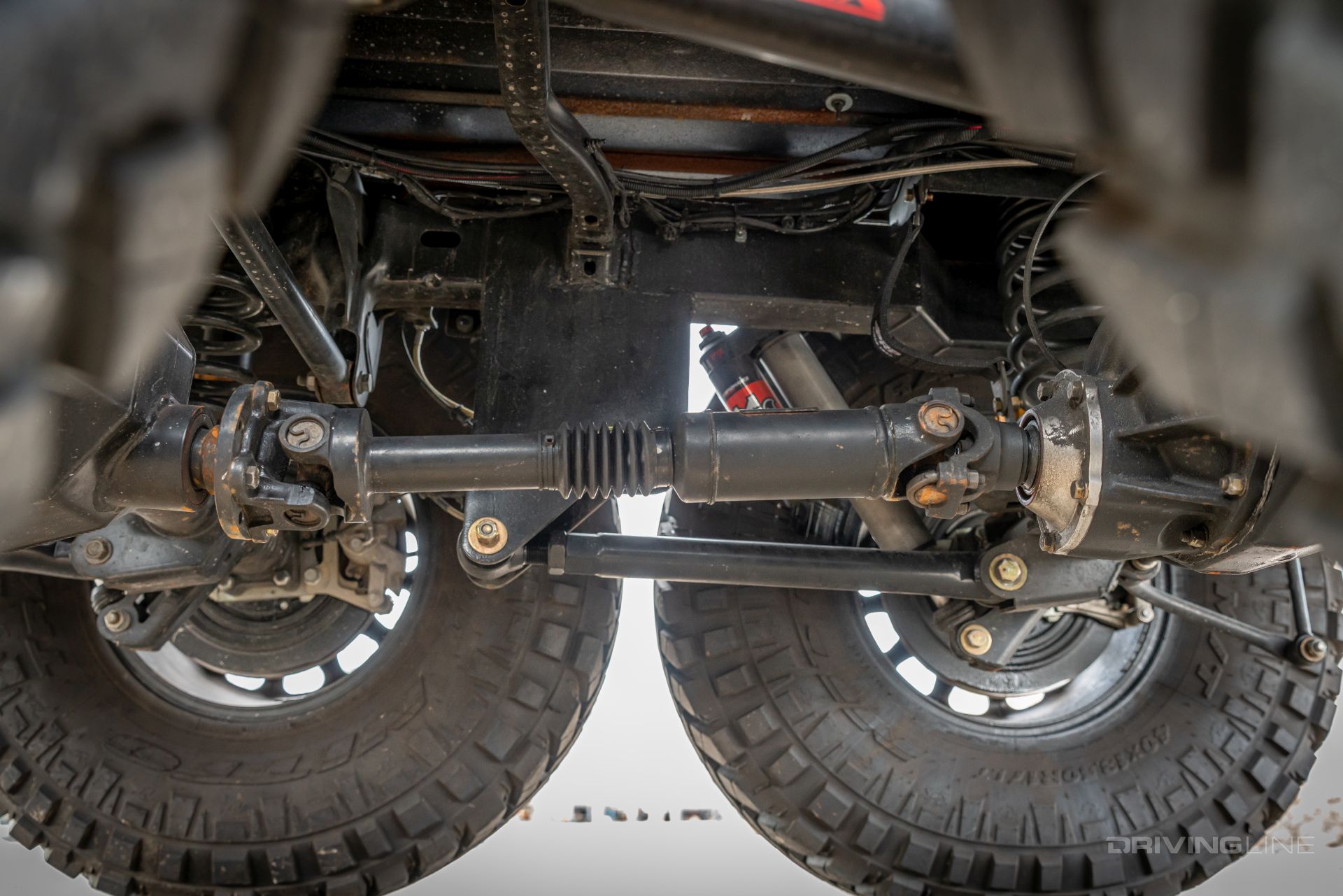 Jeep Gladiator 6x6 rear axle through shaft