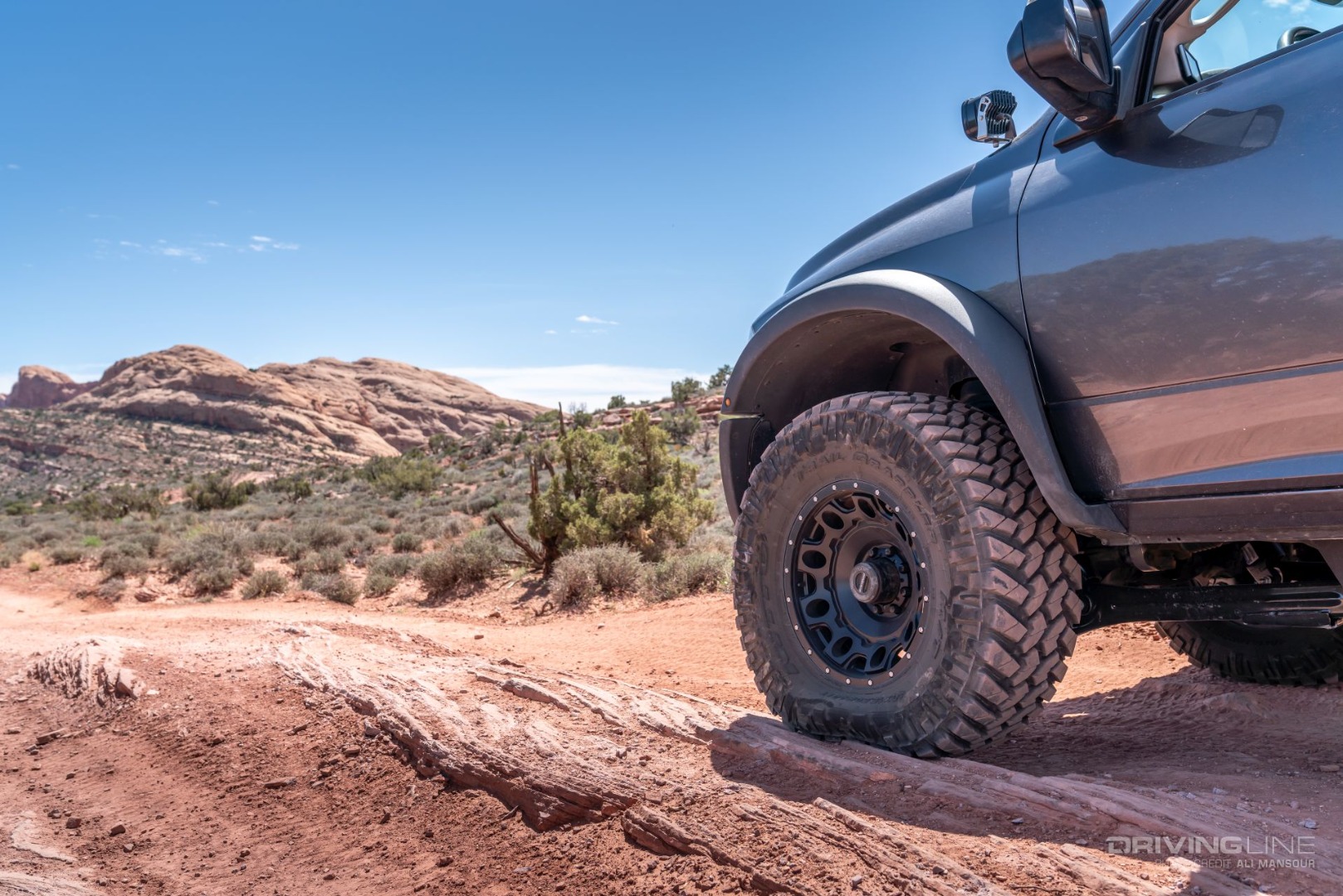 Full-size off-road pickup on Nitto tires