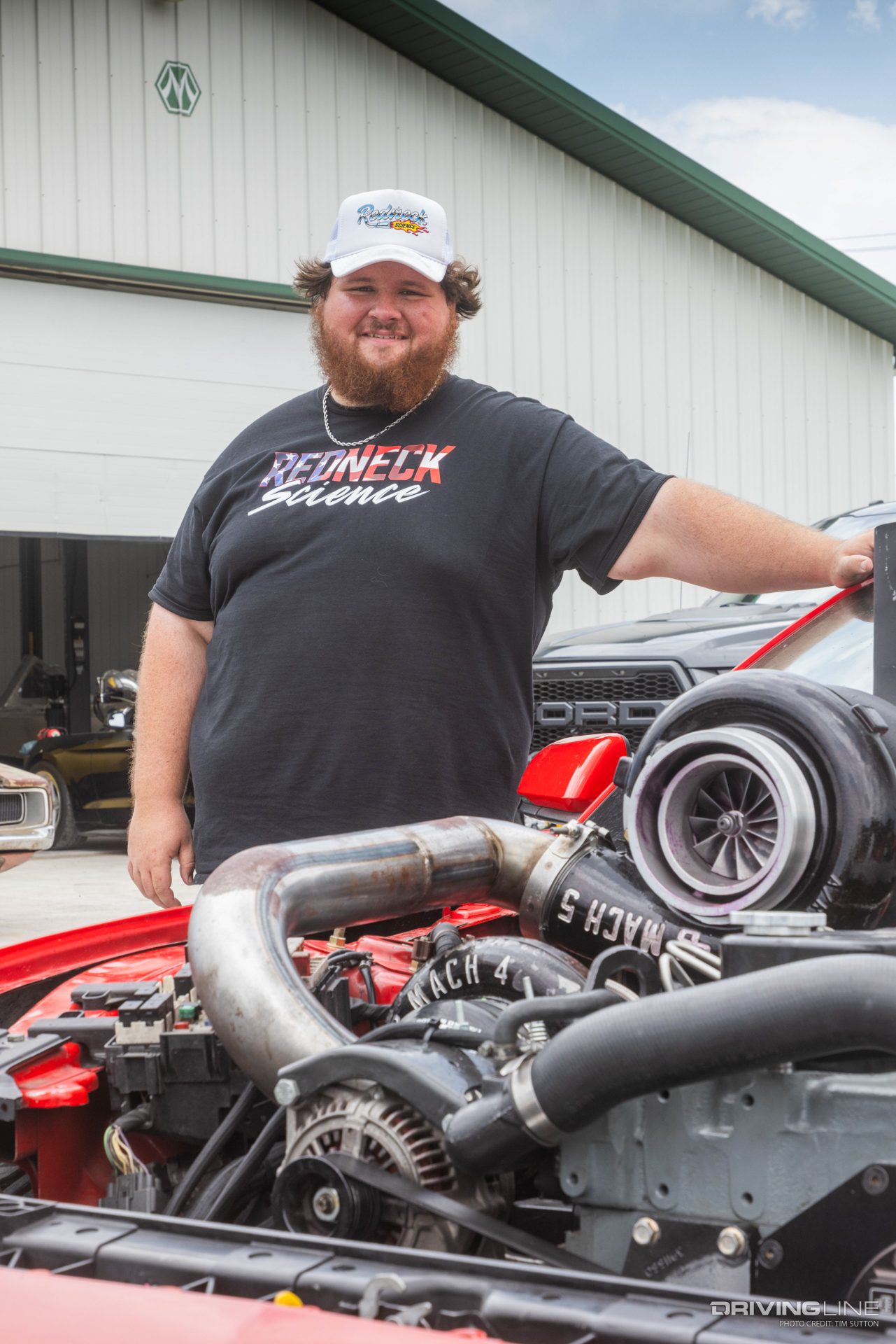 Westen Champlan in front of the Smokestang