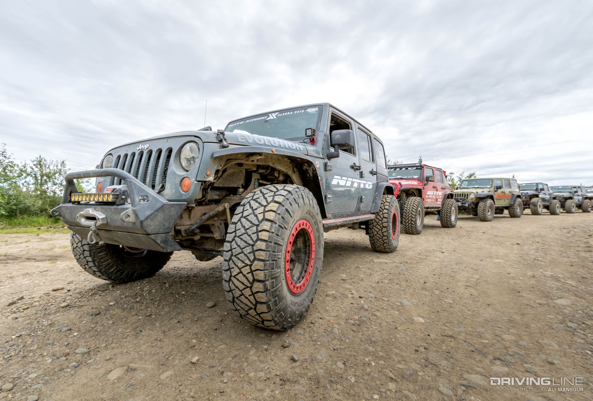 Jeep JK on NItto Ridge Grapplers