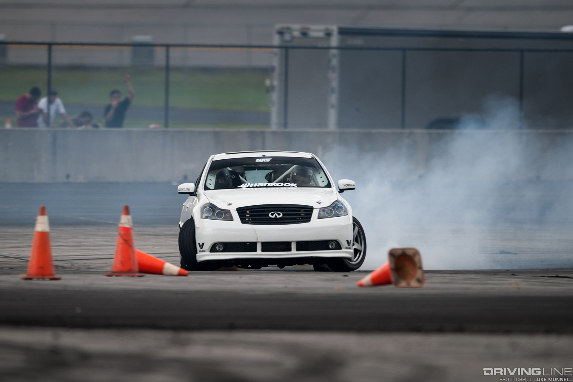 Matt Powers in Chris Forsberg's VK56-powered Infiniti
