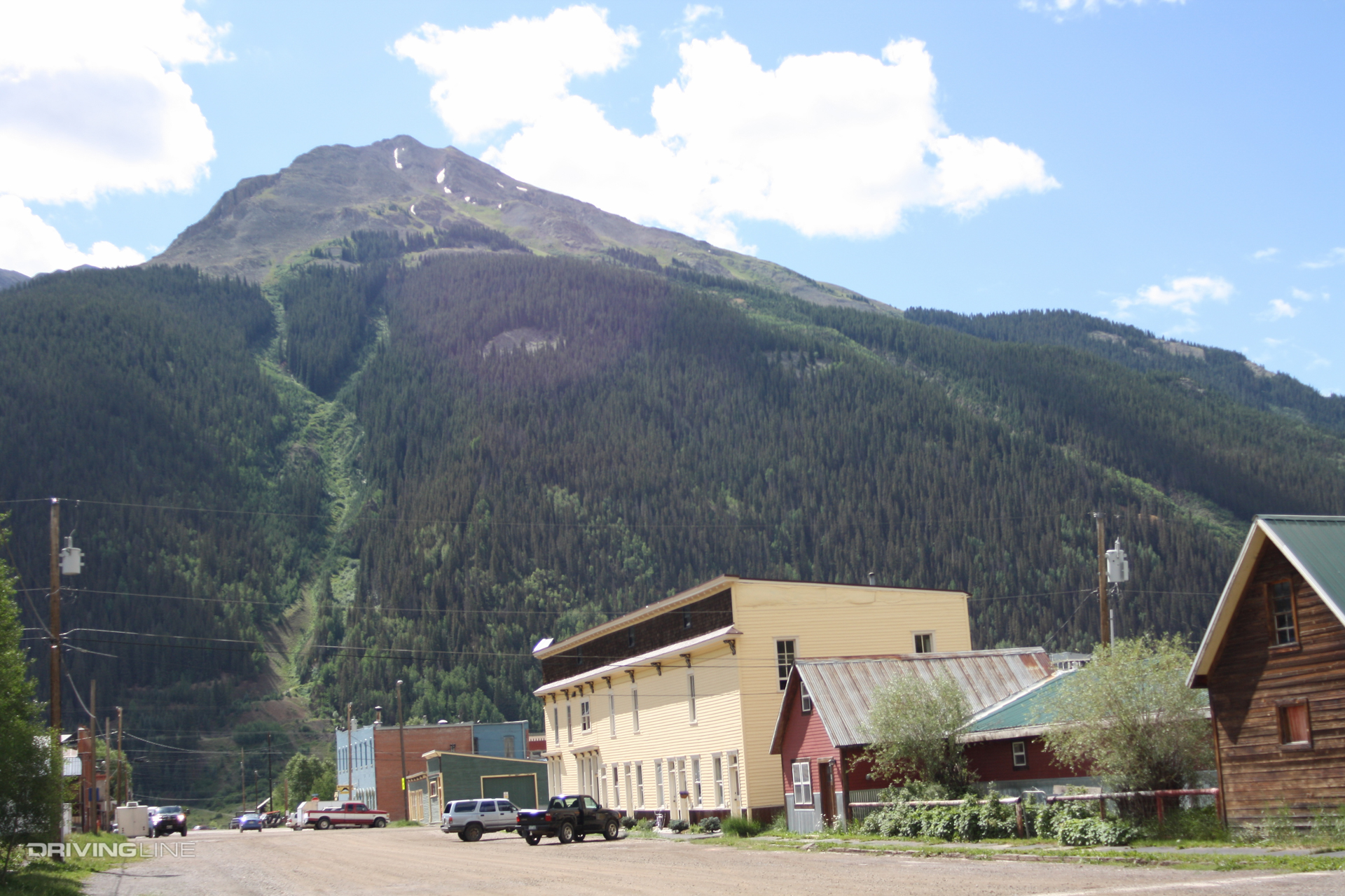 Silverton, CO at base of Kendall Mountain