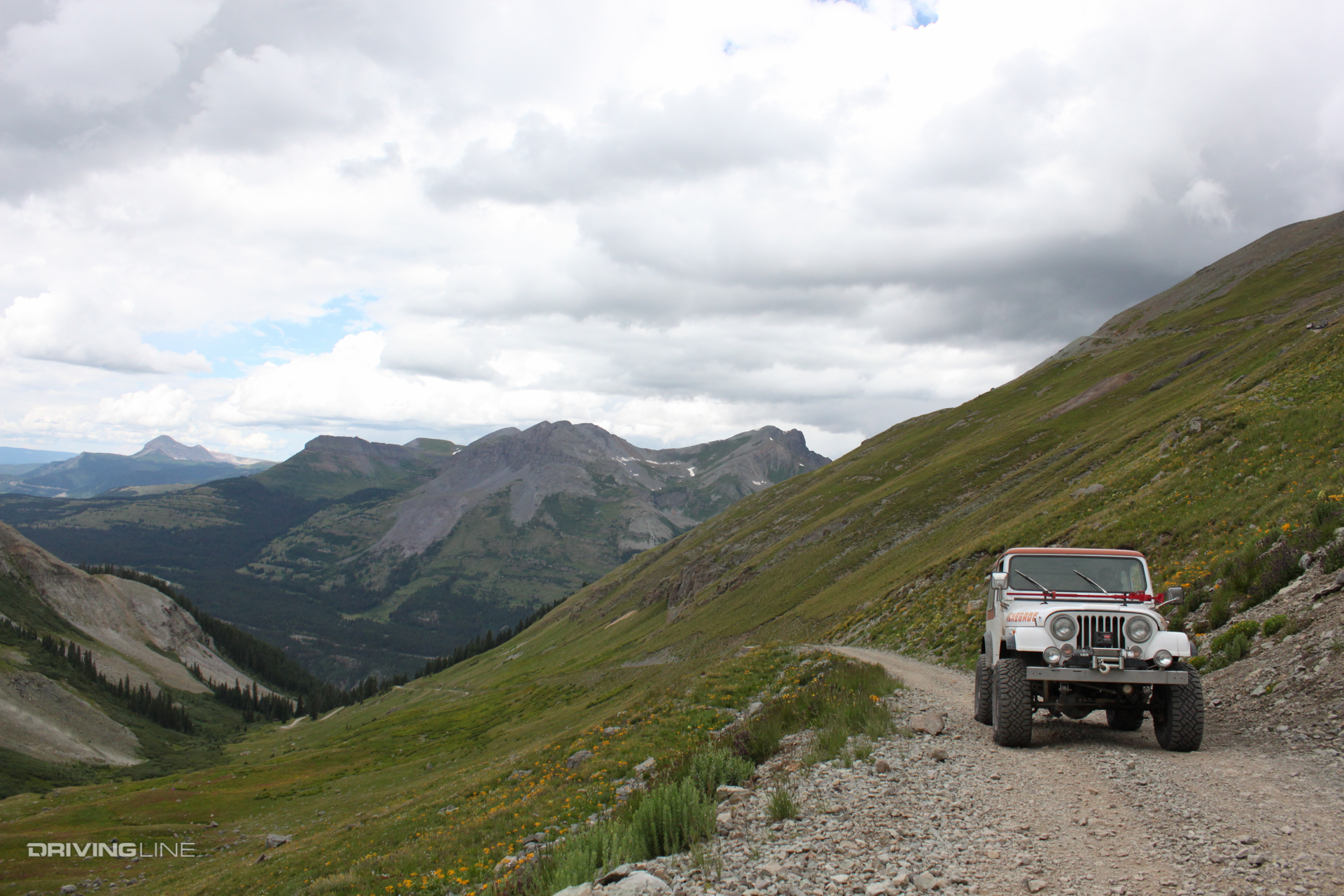 CJ-7 Renegade going up Kendall Mountain