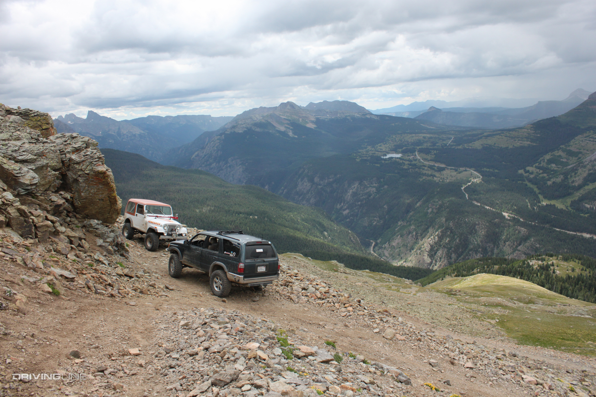 Snowdon Peak and US 550 in background