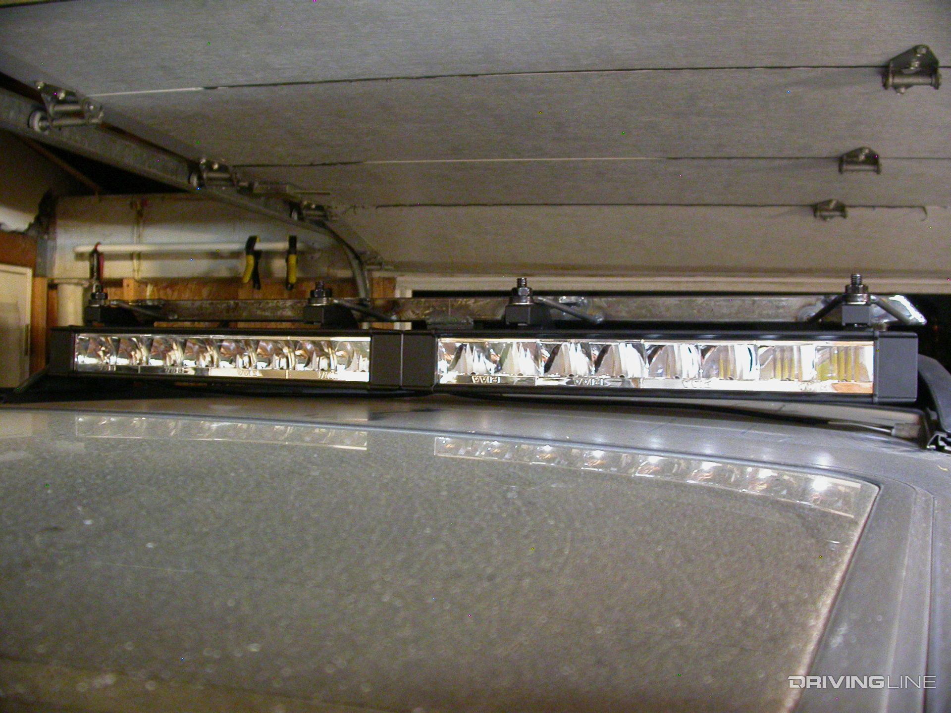 fitting the PIAA LED lightbar on the 4Runner roof rack