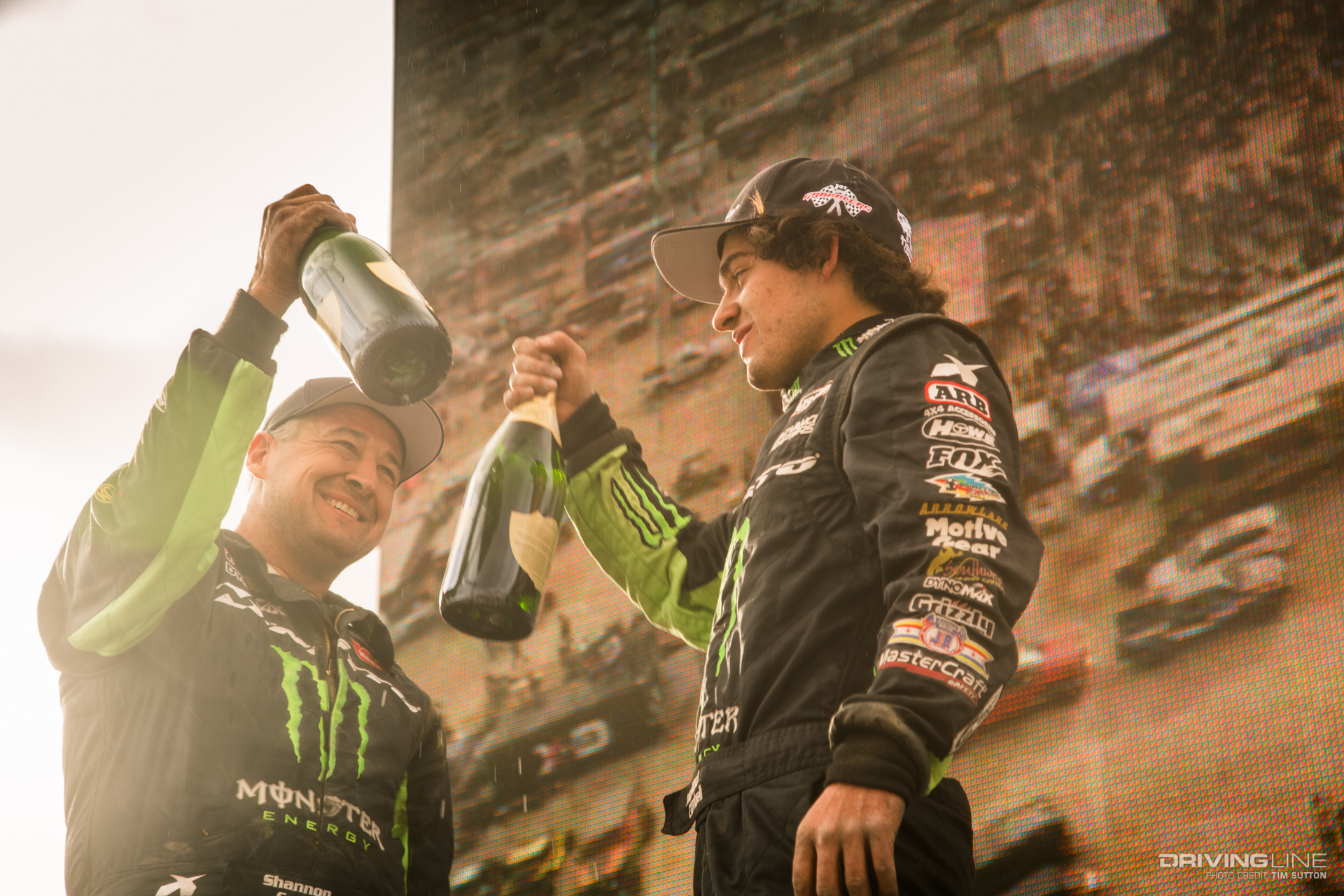 Shannon and Wayland Campbell Father Son 2017 KOH Main Race Day