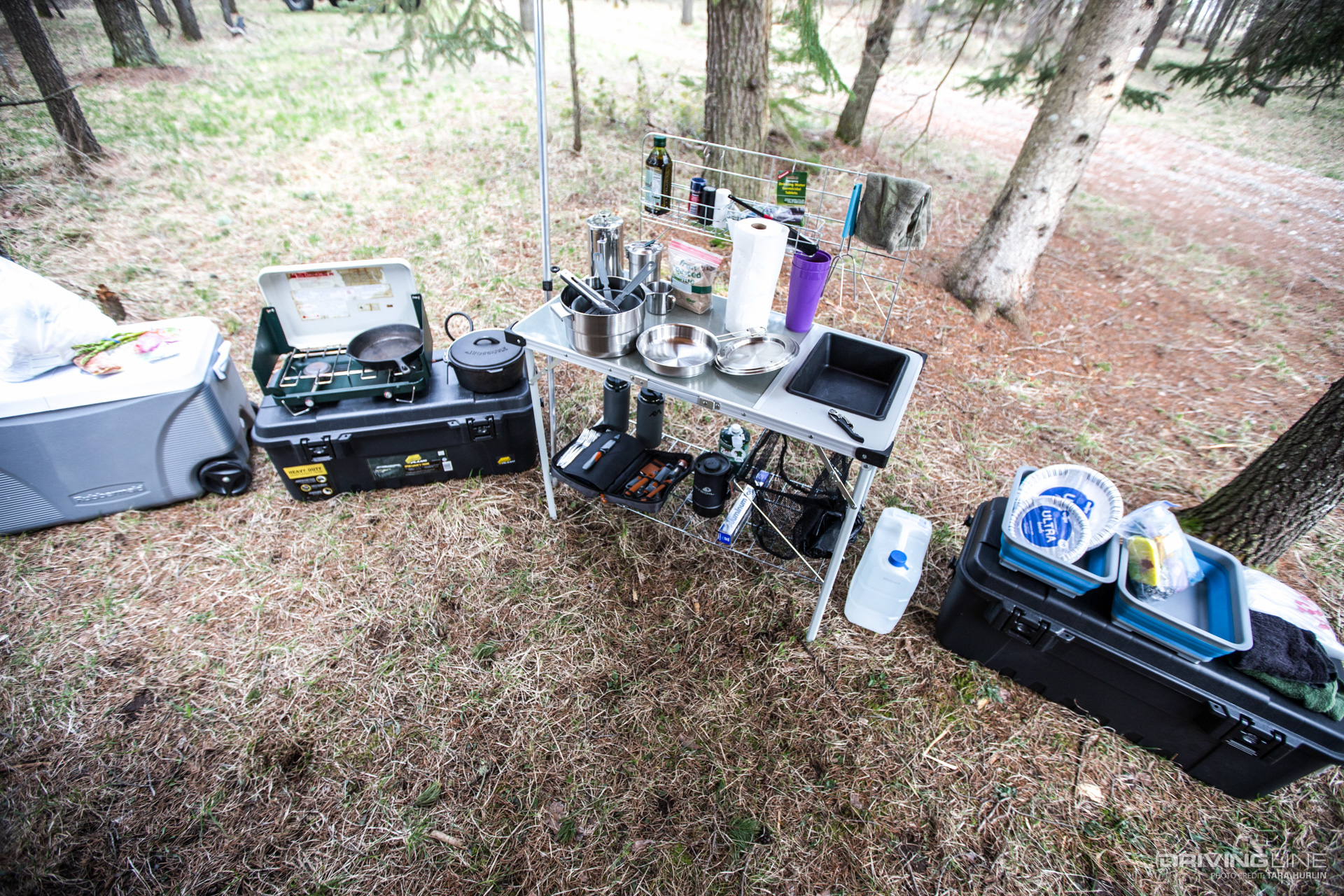 Camping Kitchen Cooking Gear