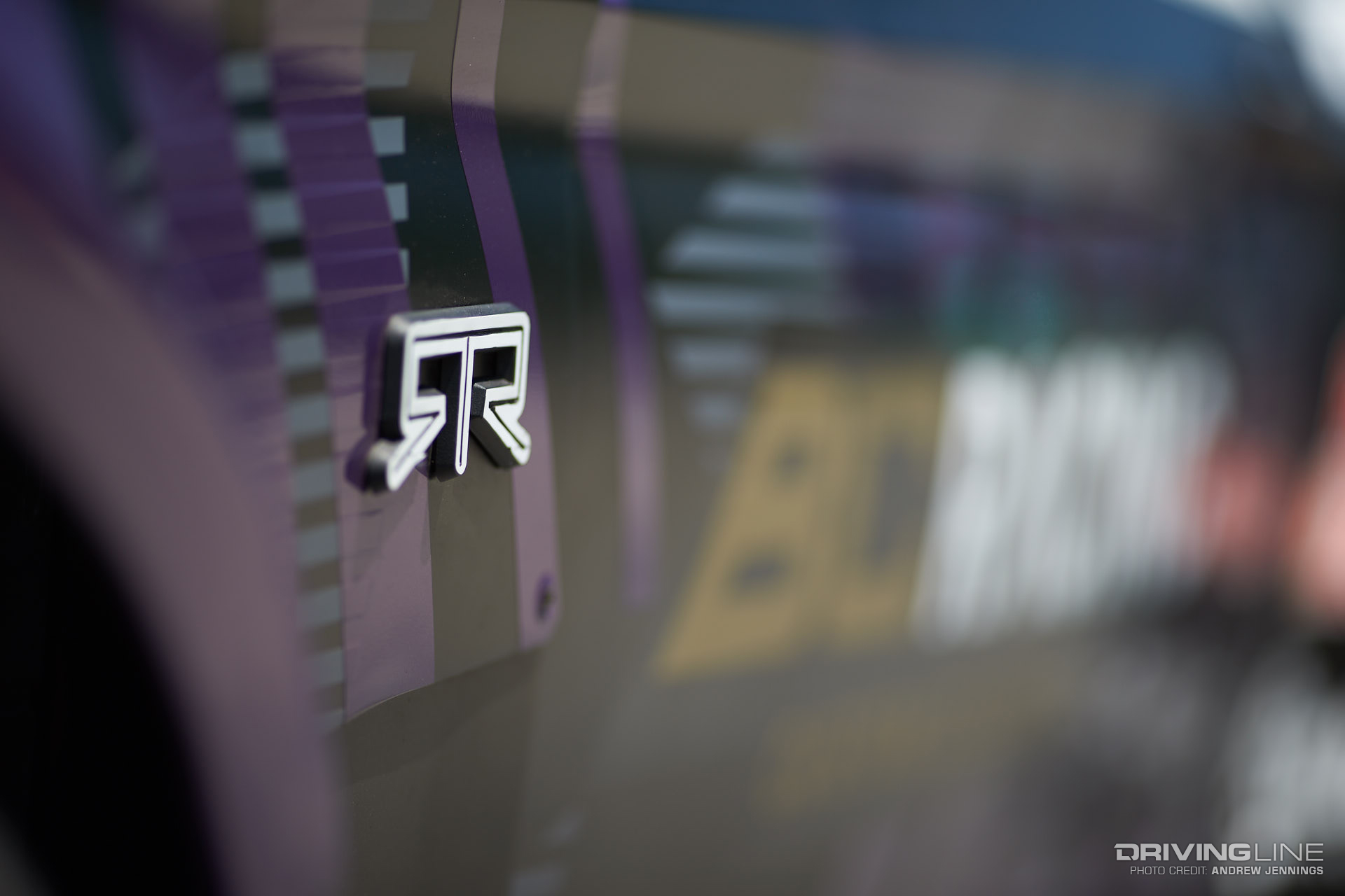 closeup of Chelsea DeNofa's Mustang RTR