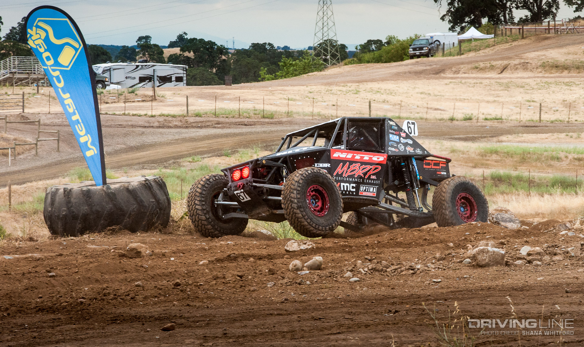 Loren Healy rounding a turn.