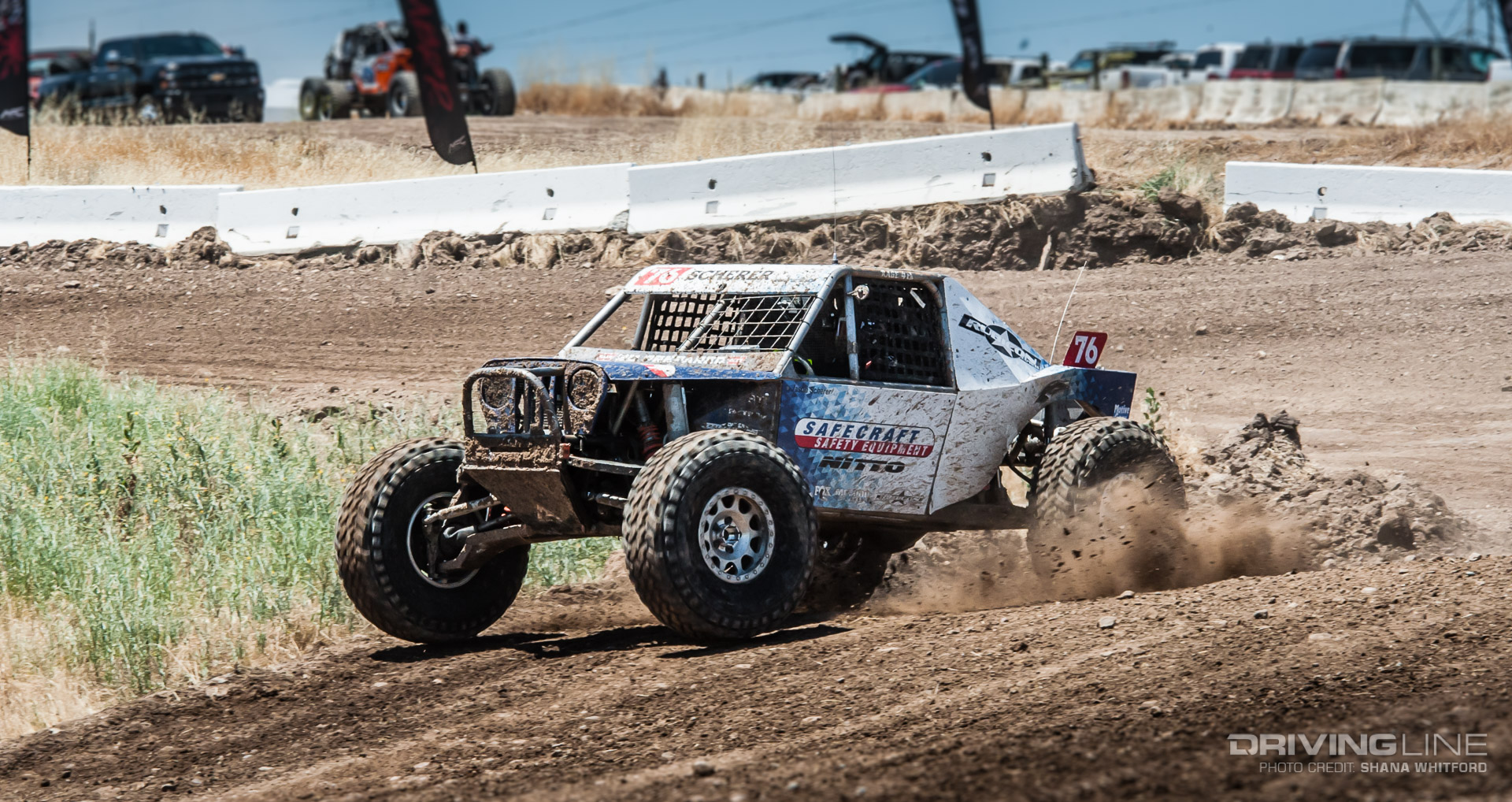 Jason Scherer battling hard for the lead