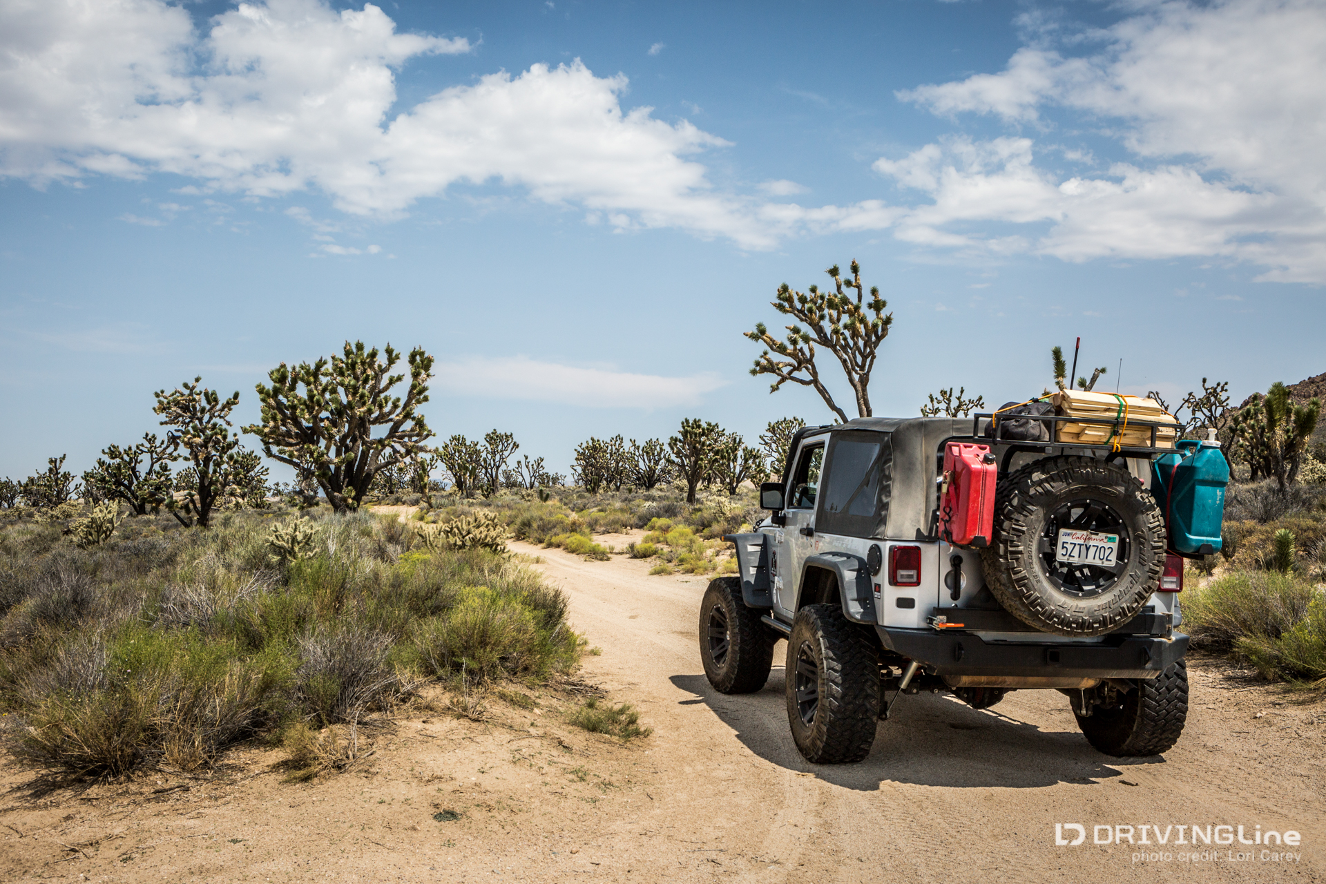 003 jeep wrangler mojave desert trail