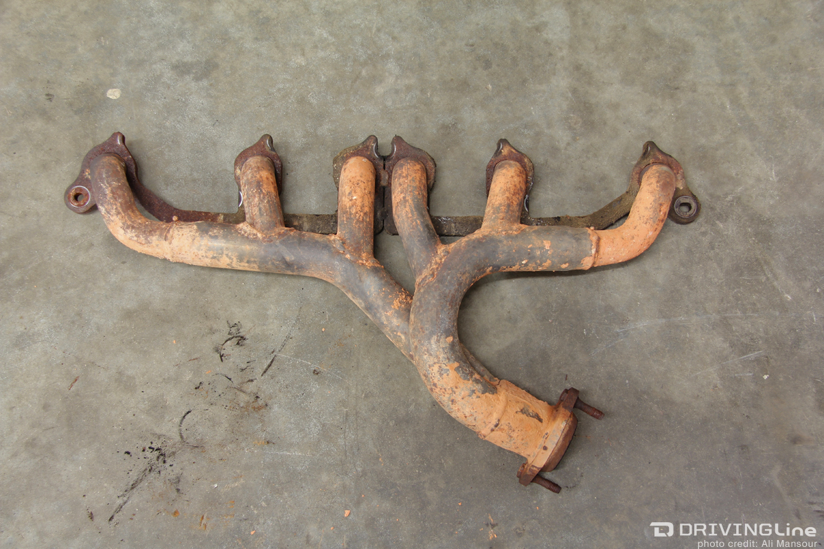 Jeep Wrangler TJ cracked exhaust manifold