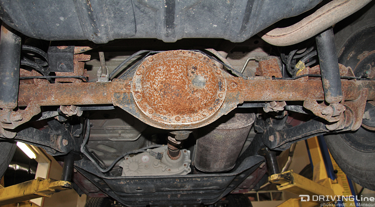 Jeep Wrangler TJ Dana 35 rear axle