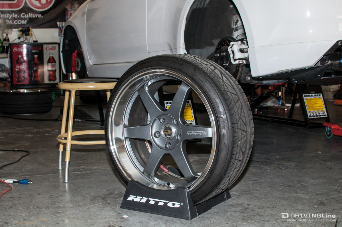 Nitto Invo tire on a Volk TE37 wheel