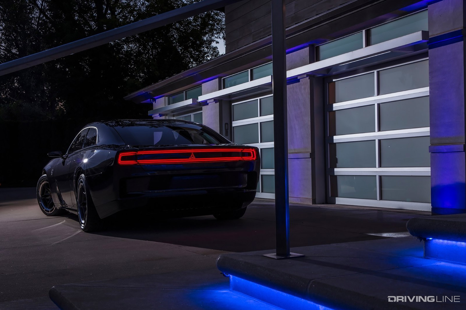 Dodge Charger Concept EV Rear View