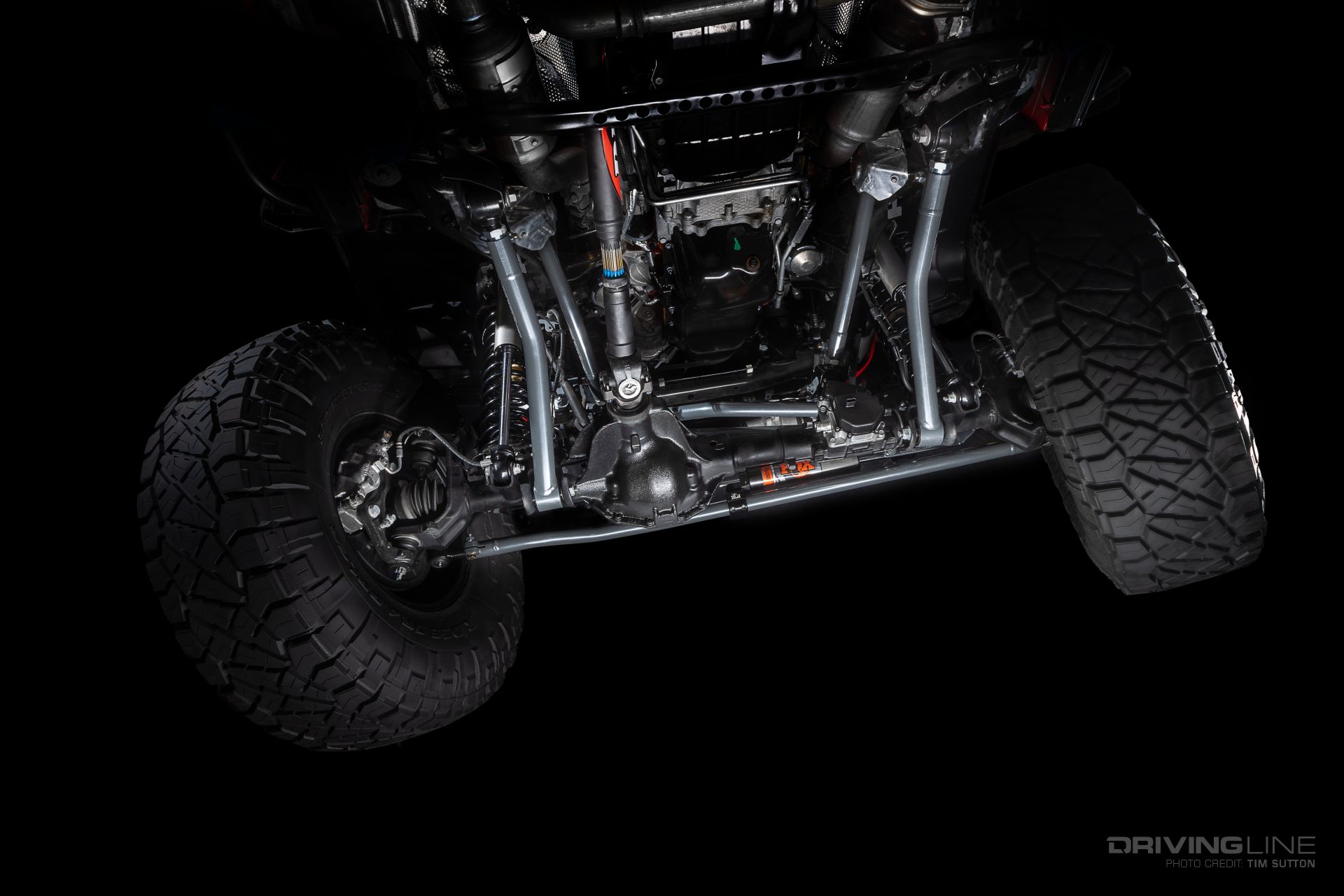 2022 Jeep Wrangler 392 front suspension view underneath