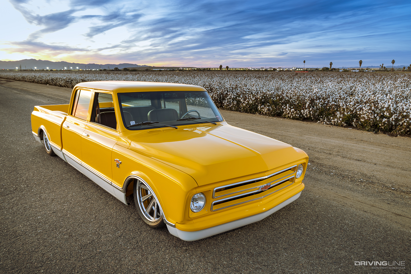 Front of Bob Ward Jr. & Kelly Ward’s 1967 Chevy C10 Crew Cab