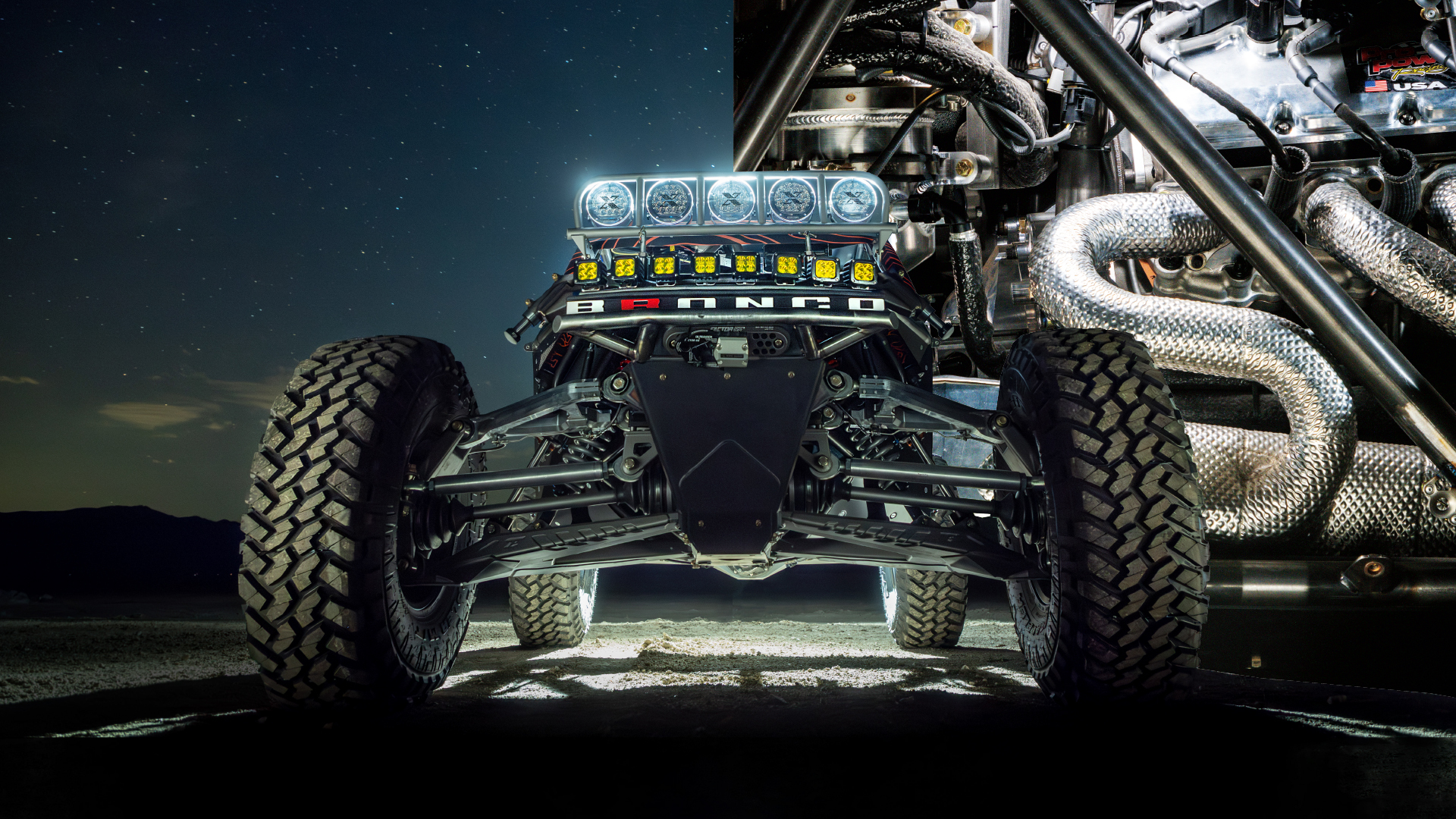 Loren Healy's Ford Bronco Inspired Ultra4 Car on Nitto Trail Grappler