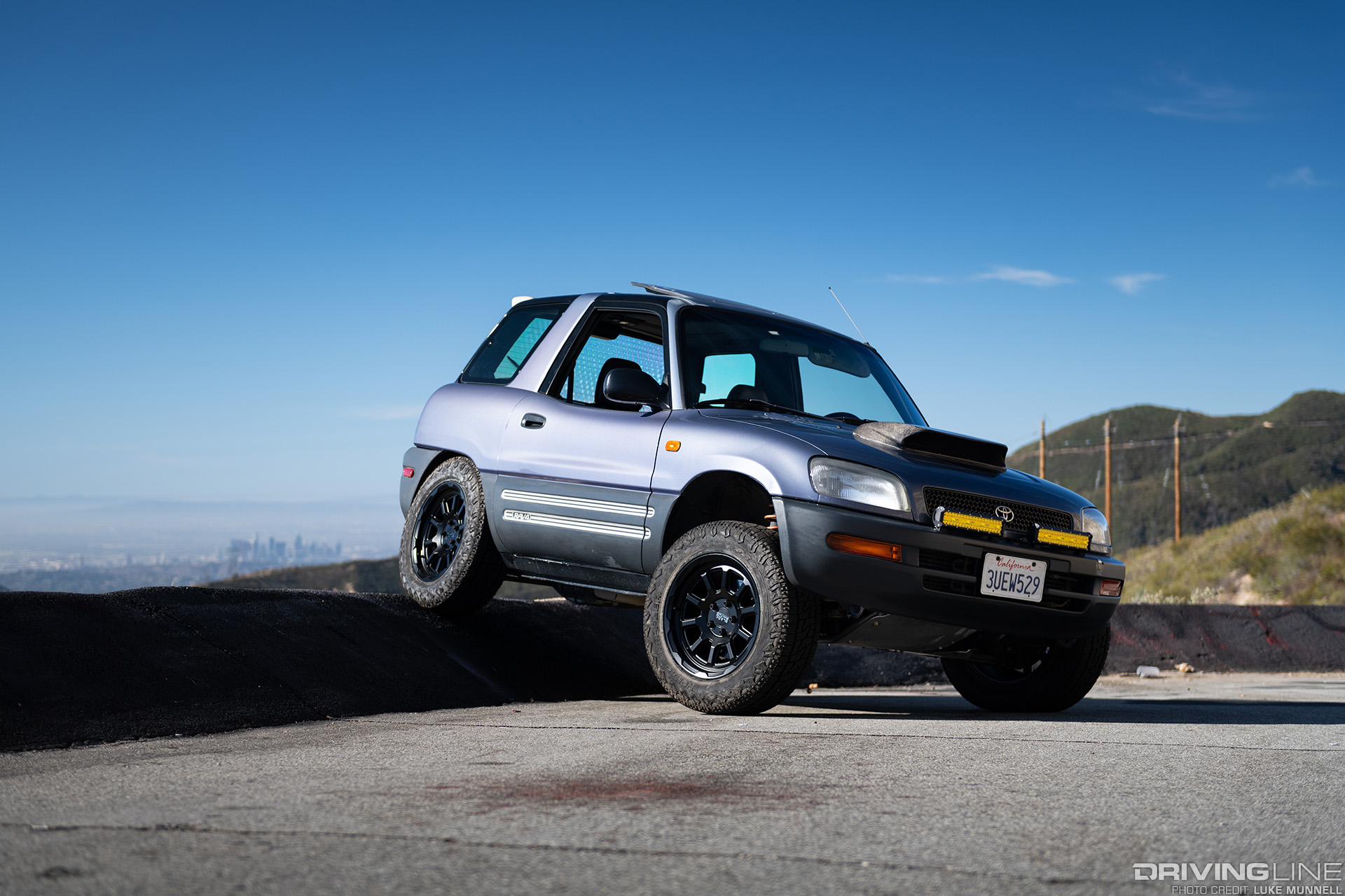 Engine-swapped Toyota RAV4 on Nittos