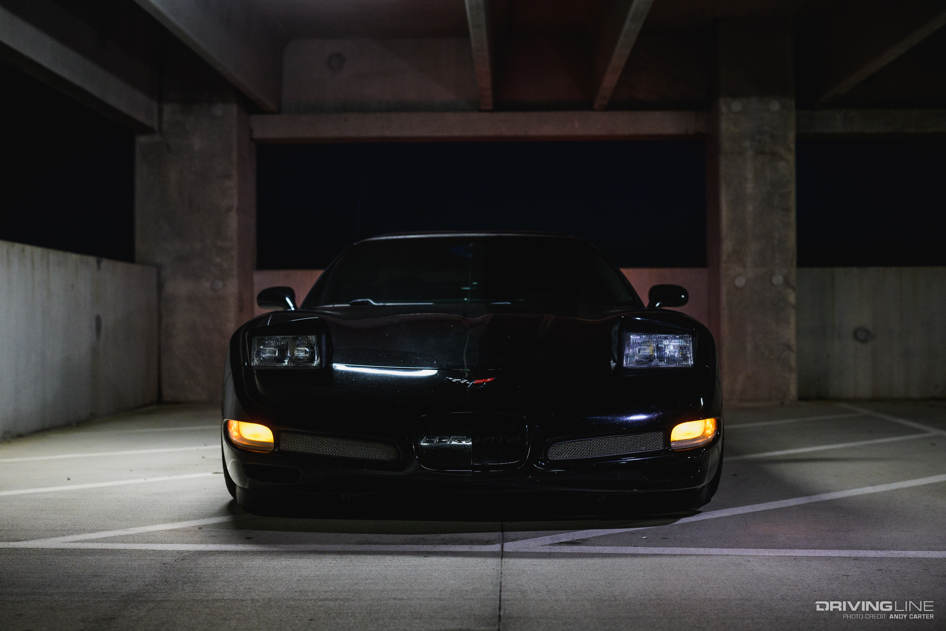 Corvette Z06 on coilovers