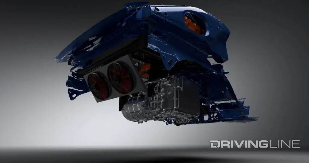 Electrogenic Porsche EV conversion motor