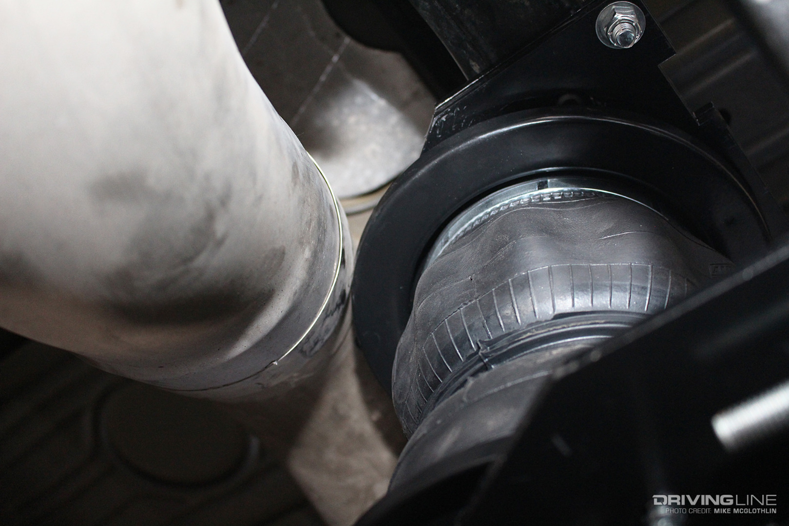 Air spring installed