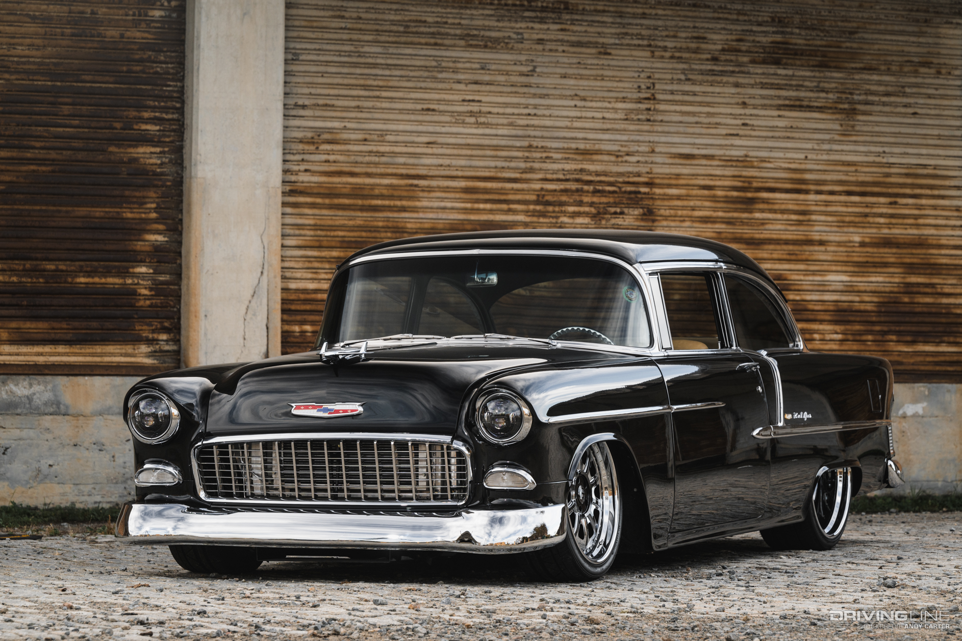 Bagged Chevrolet Bel-Air front shot