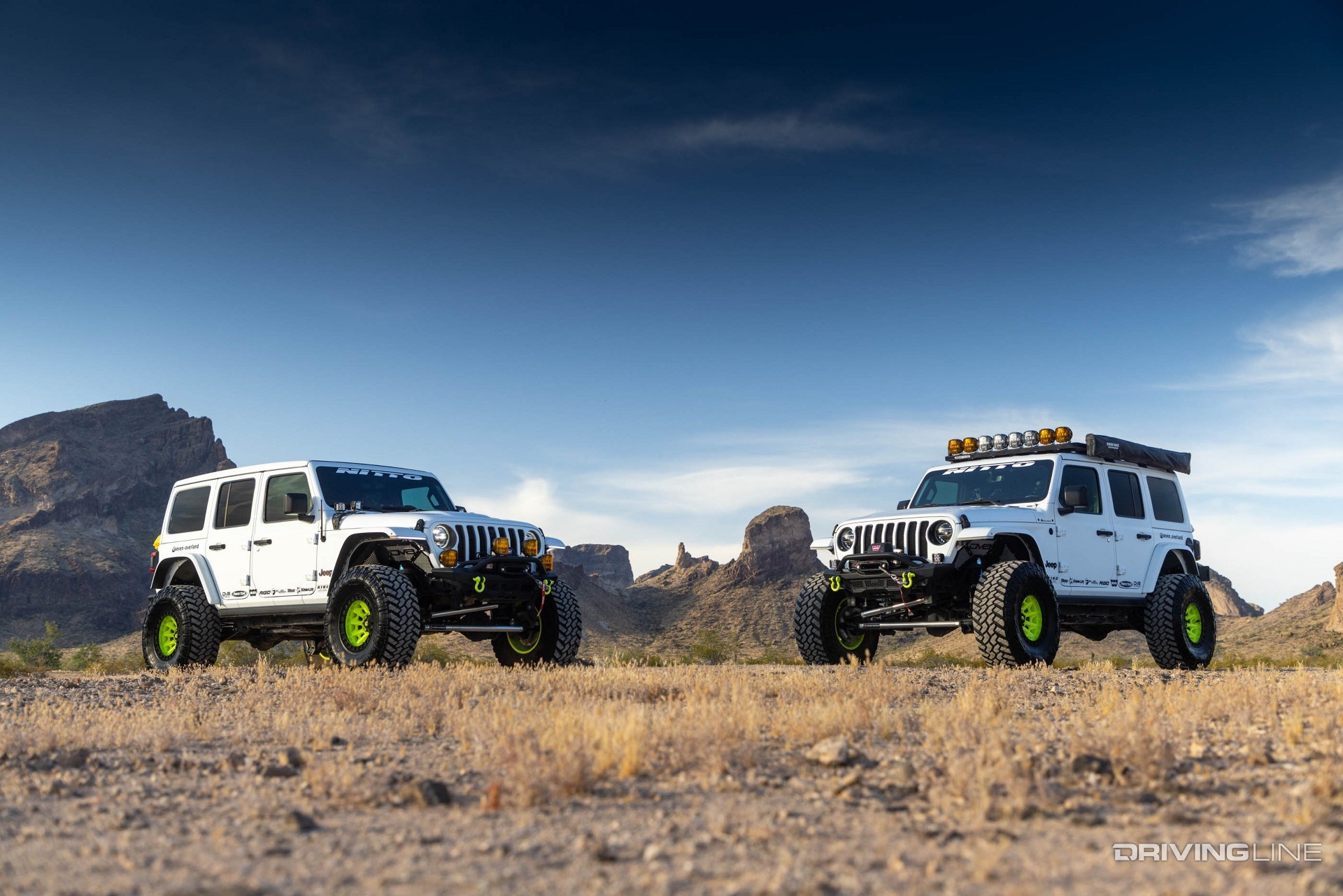Jeep Wrangler Overlanding Nitto two-shot