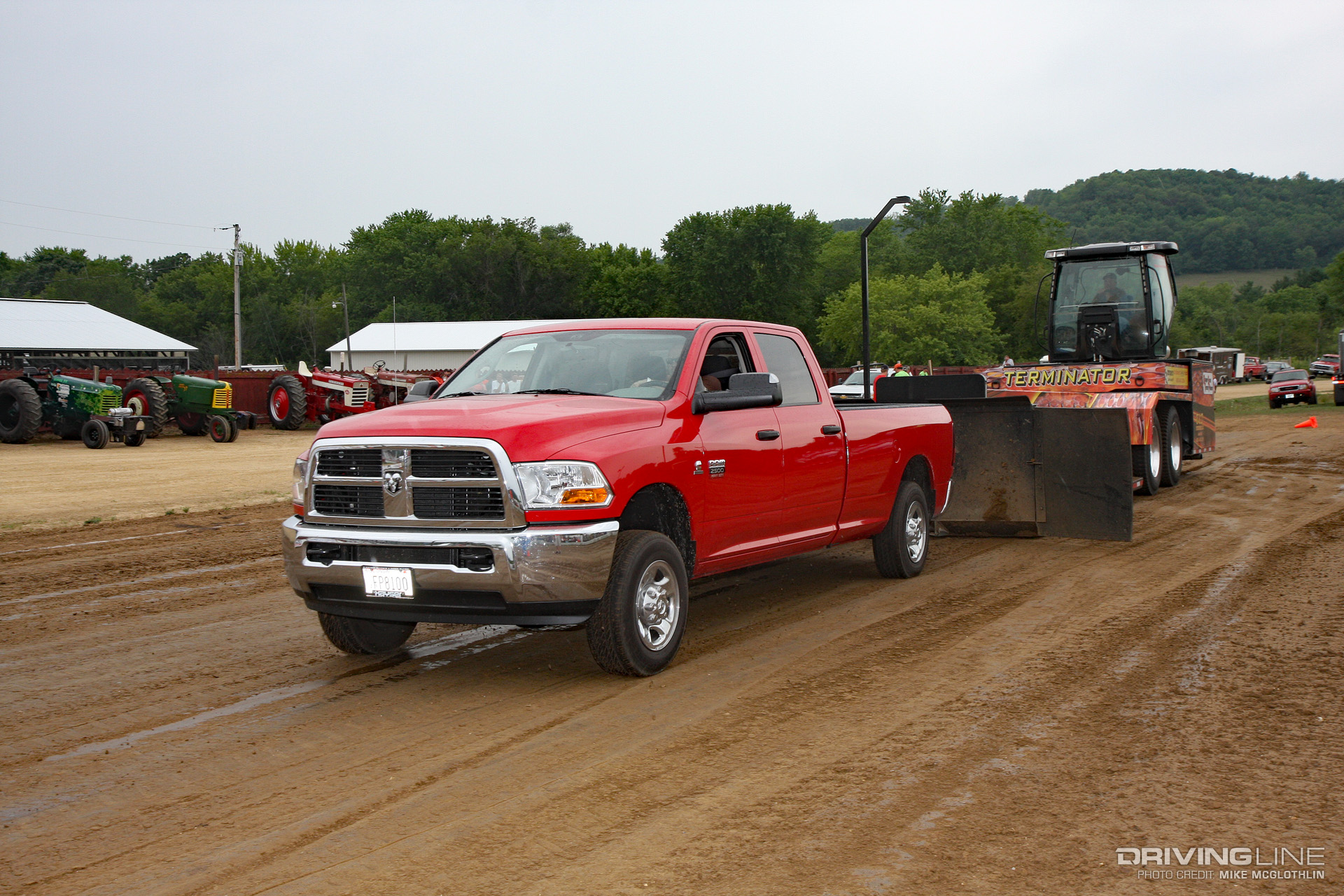 Fourth Gen Dodge Ram Cummins Diesel Sled Pulling