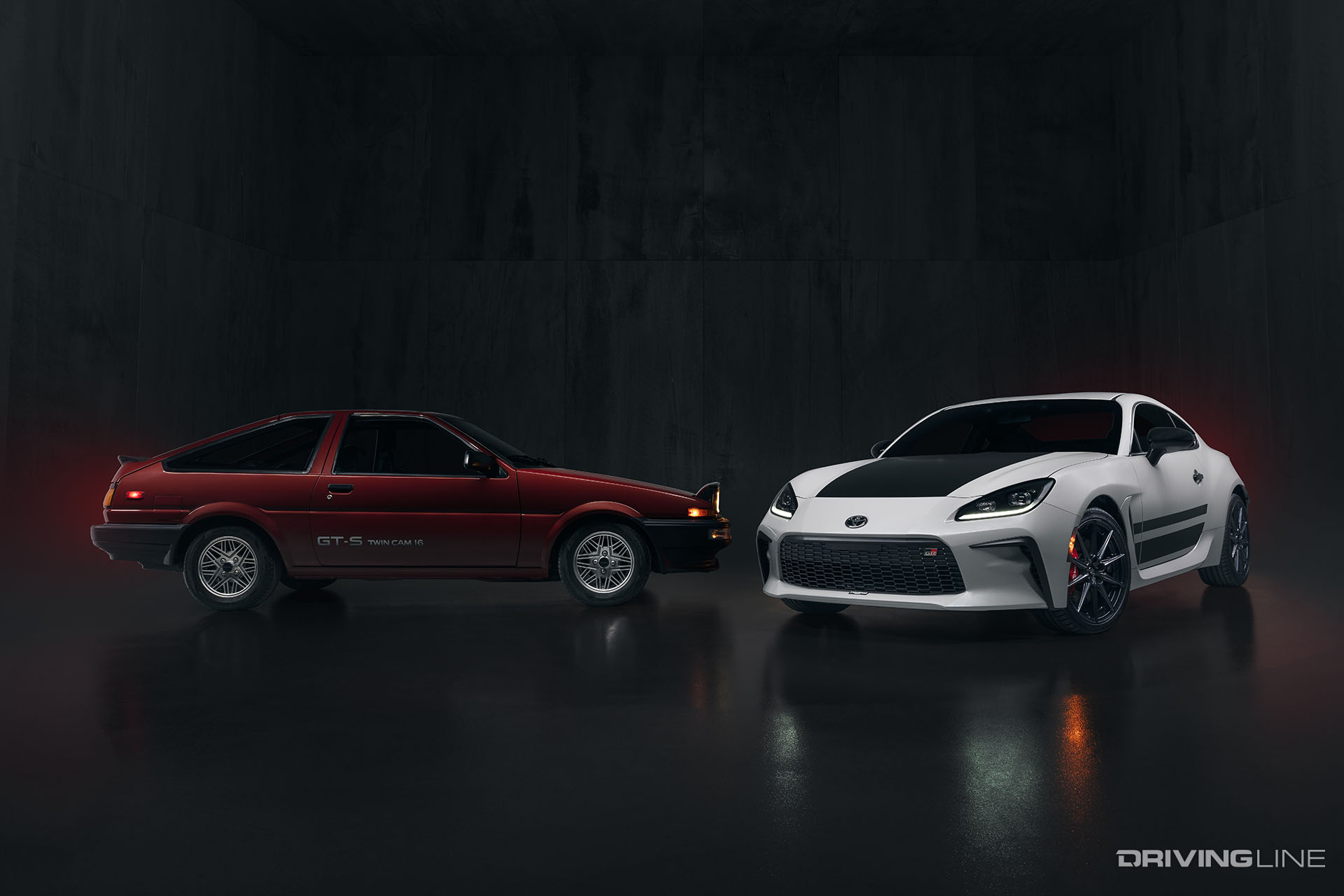 Toyota GR86 and Toyota AE86