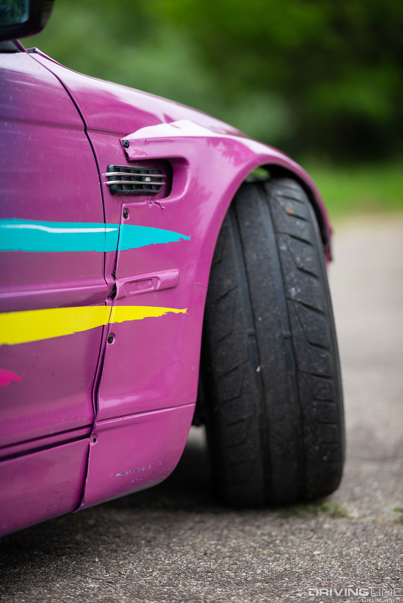 Nitto NT05 on BMW E46 Wide body