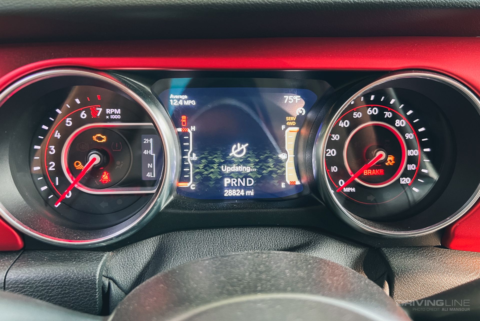 Jeep Gladiator Rubicon Service 4WD Light