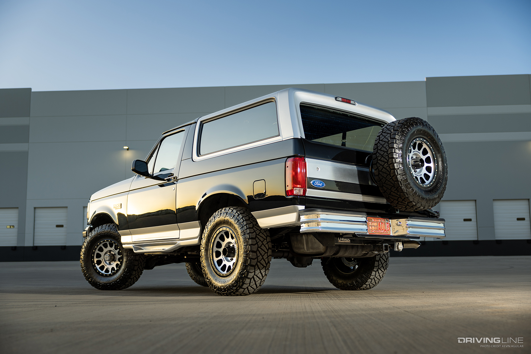 1990's Bronco restored by Fat Fender Garage on Nitto Ridge Grappler tires