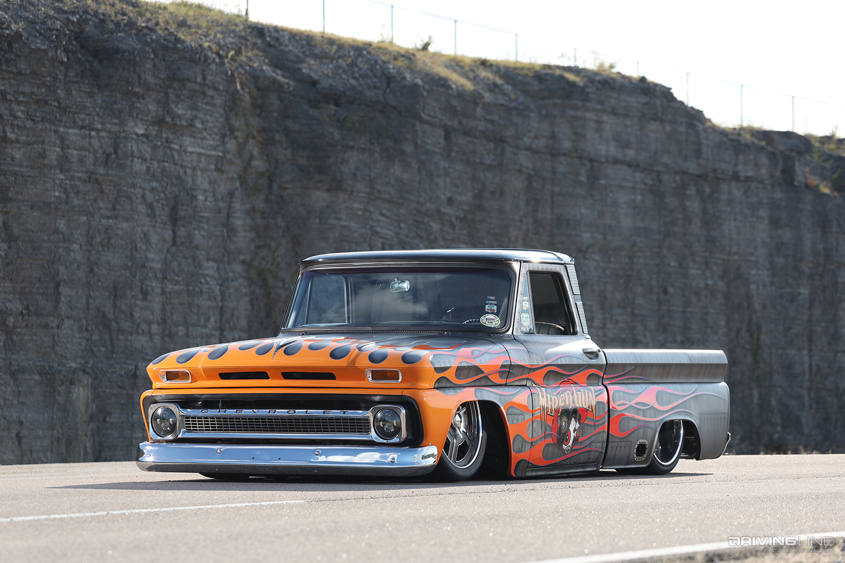 Front of Bill Watson's 1966 Chevy C10