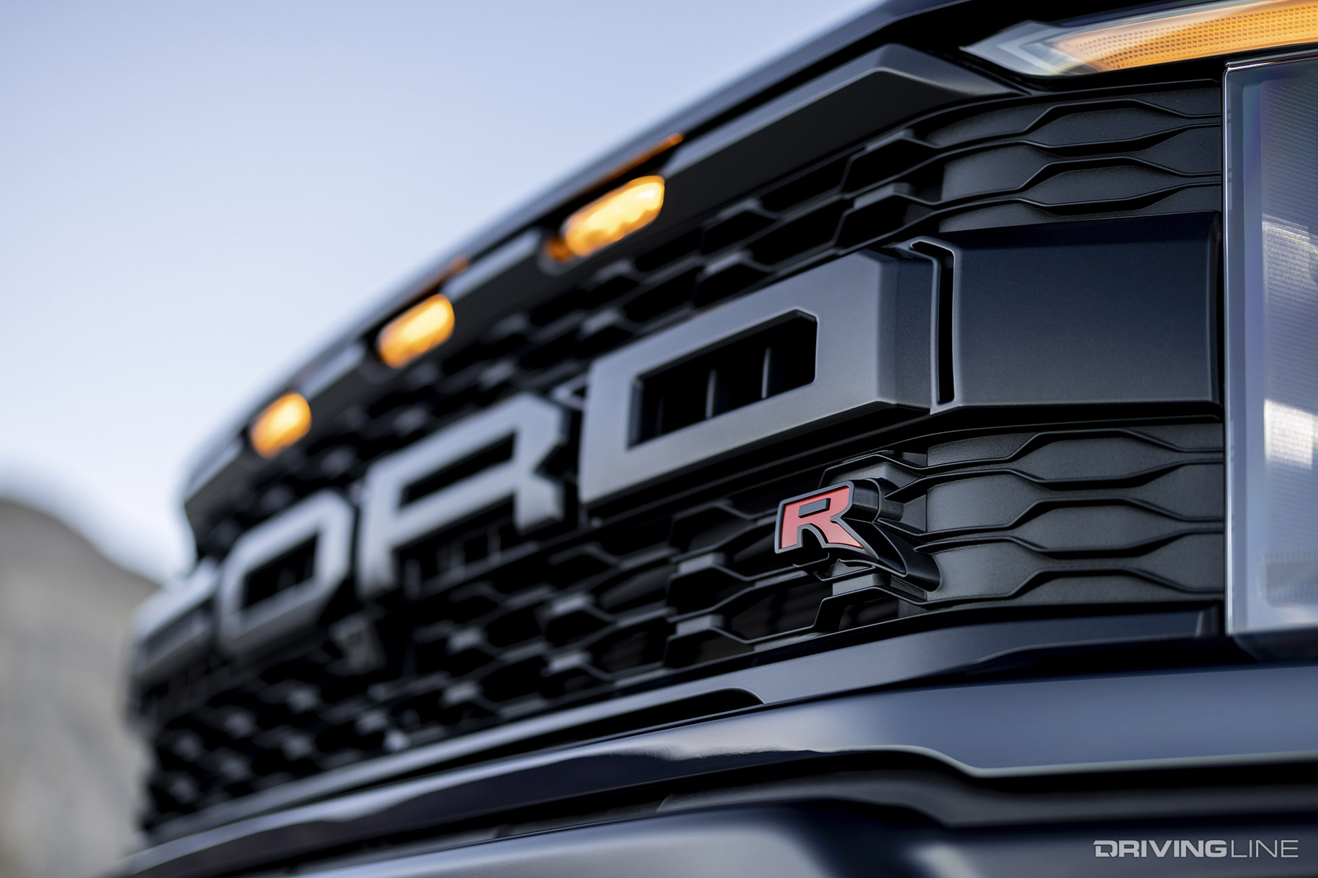 Ford F-150 Raptor R grille close-up