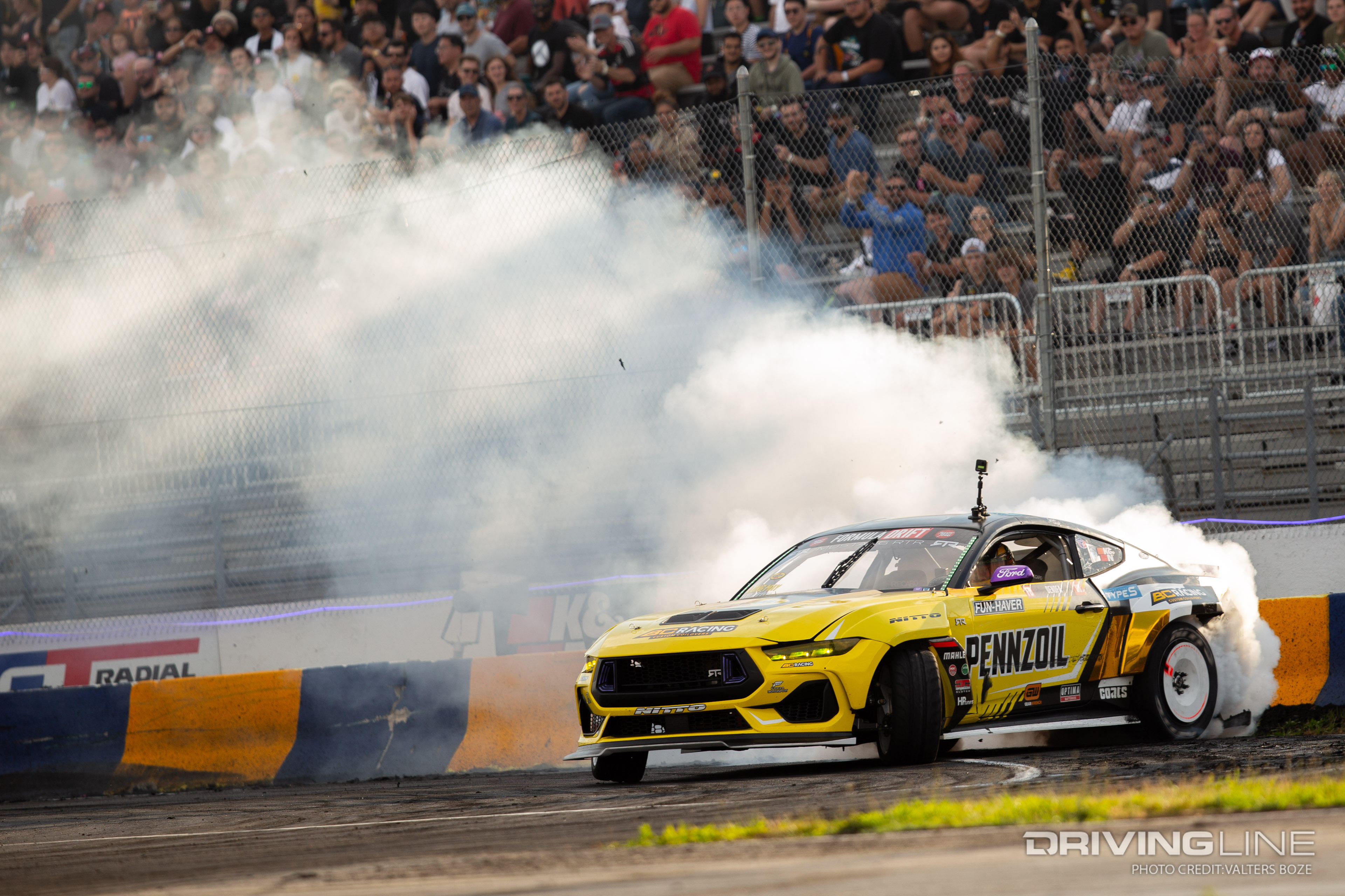 Chelsea DeNofa qualifying at 2023 Formula Drift New Jersey Englishtown Raceway