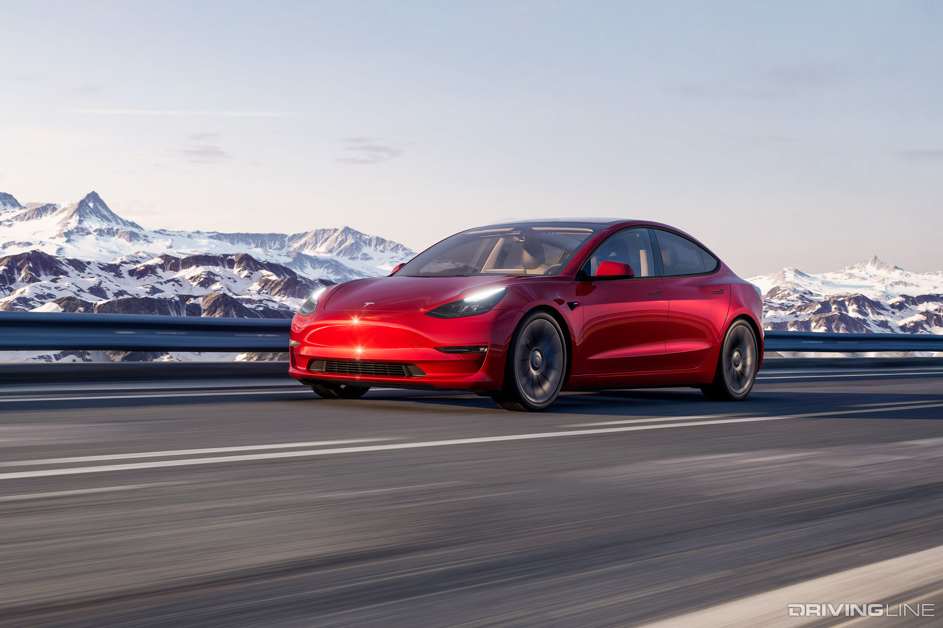 Tesla Model 3 Red
