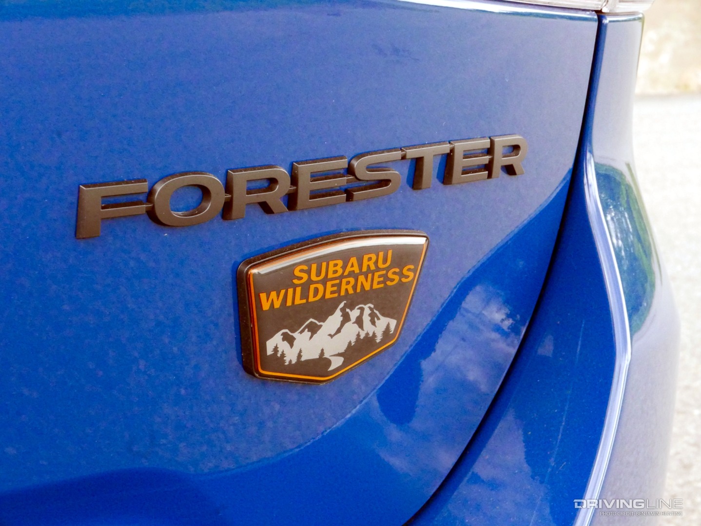 Subaru Forester Wilderness badge