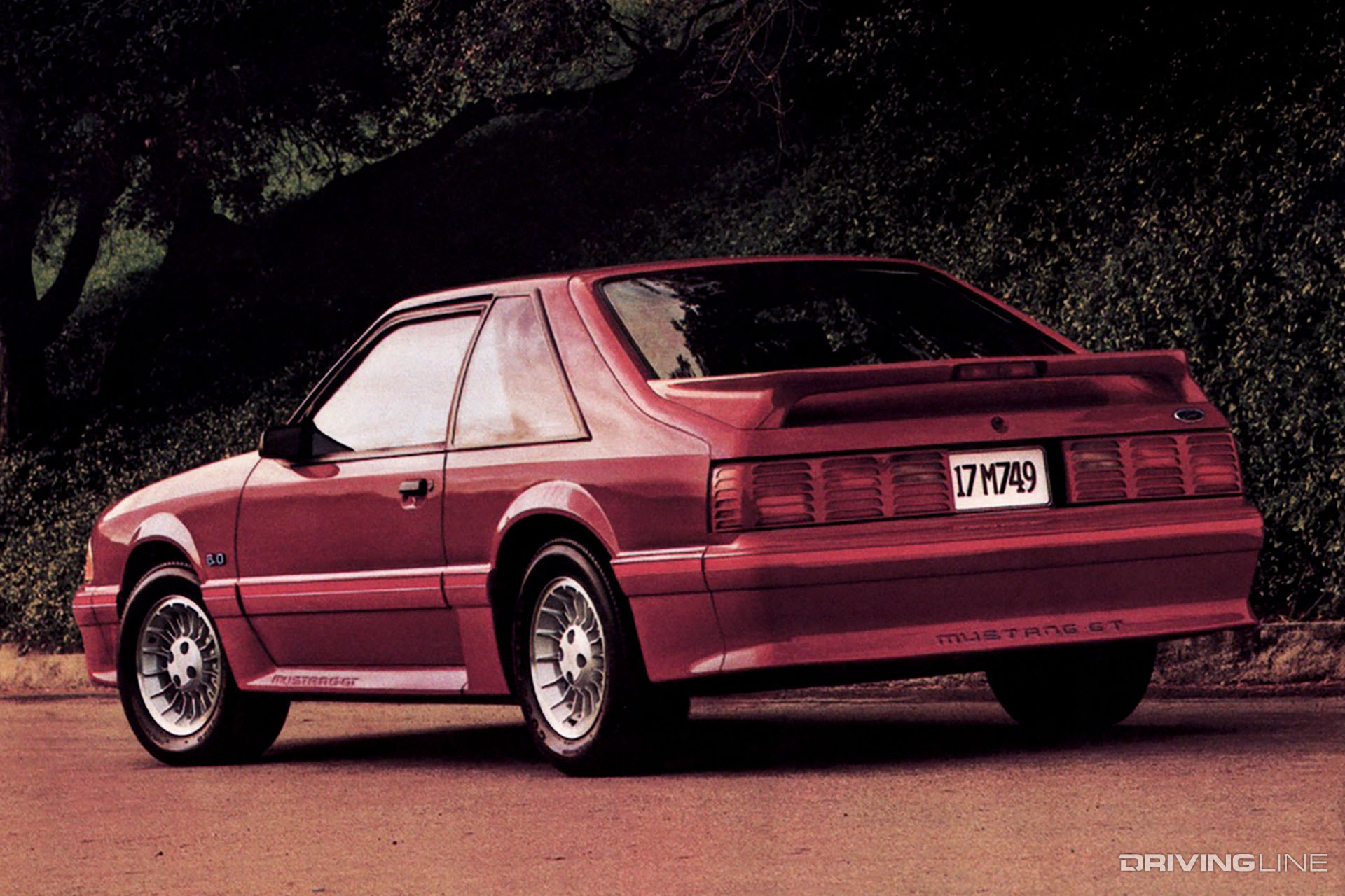 Fox Body Mustang GT Rear View