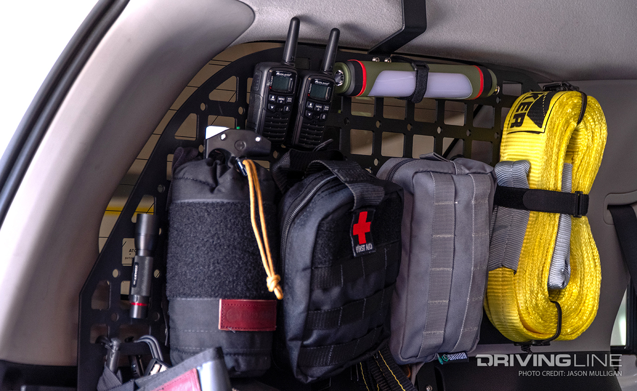 Overland vehicle packing essentials