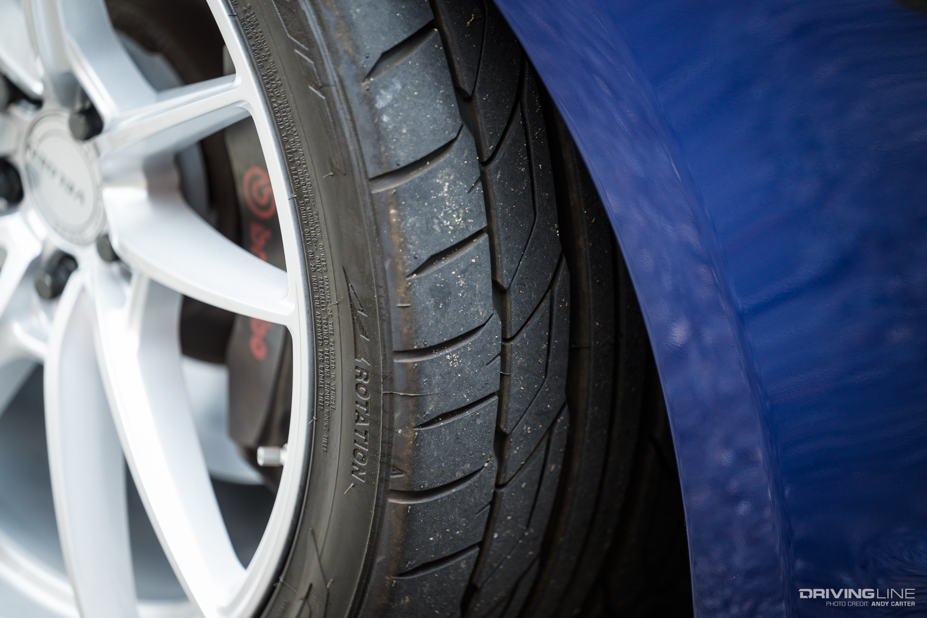 Nitto NT555 G2 tread pattern