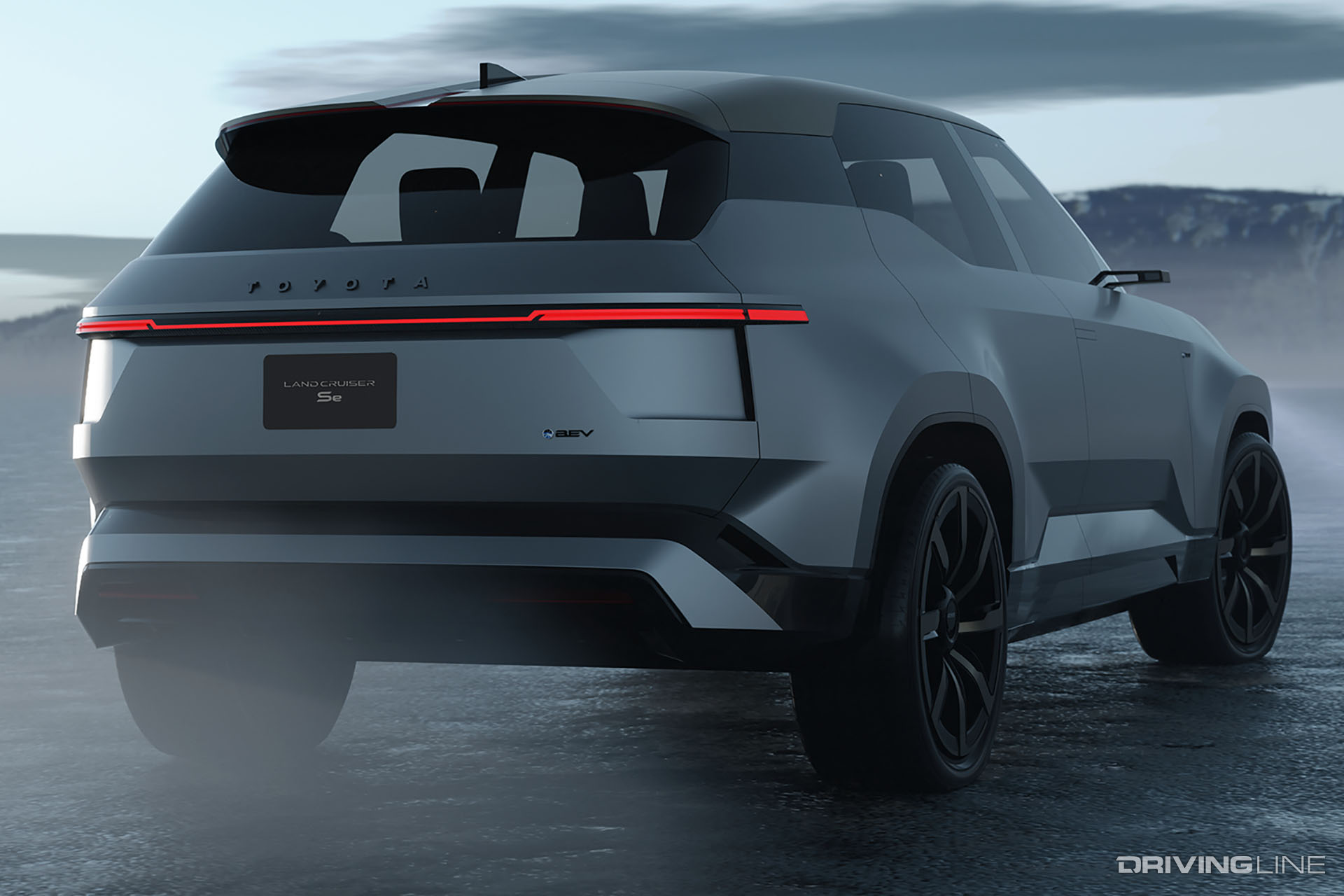 Toyota Land Cruiser Se Rear View