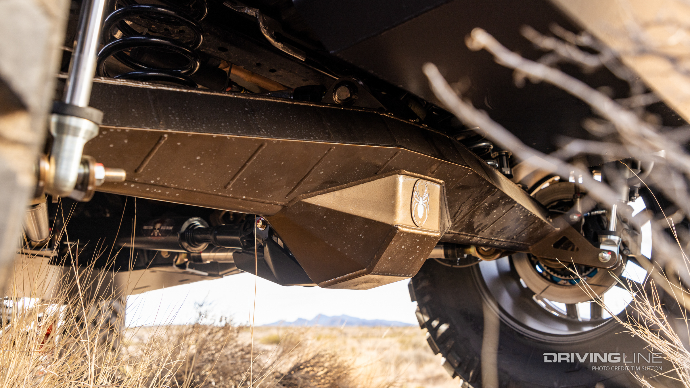 Miller axle on Built2wander Jeep Wrangler Rubicon 392